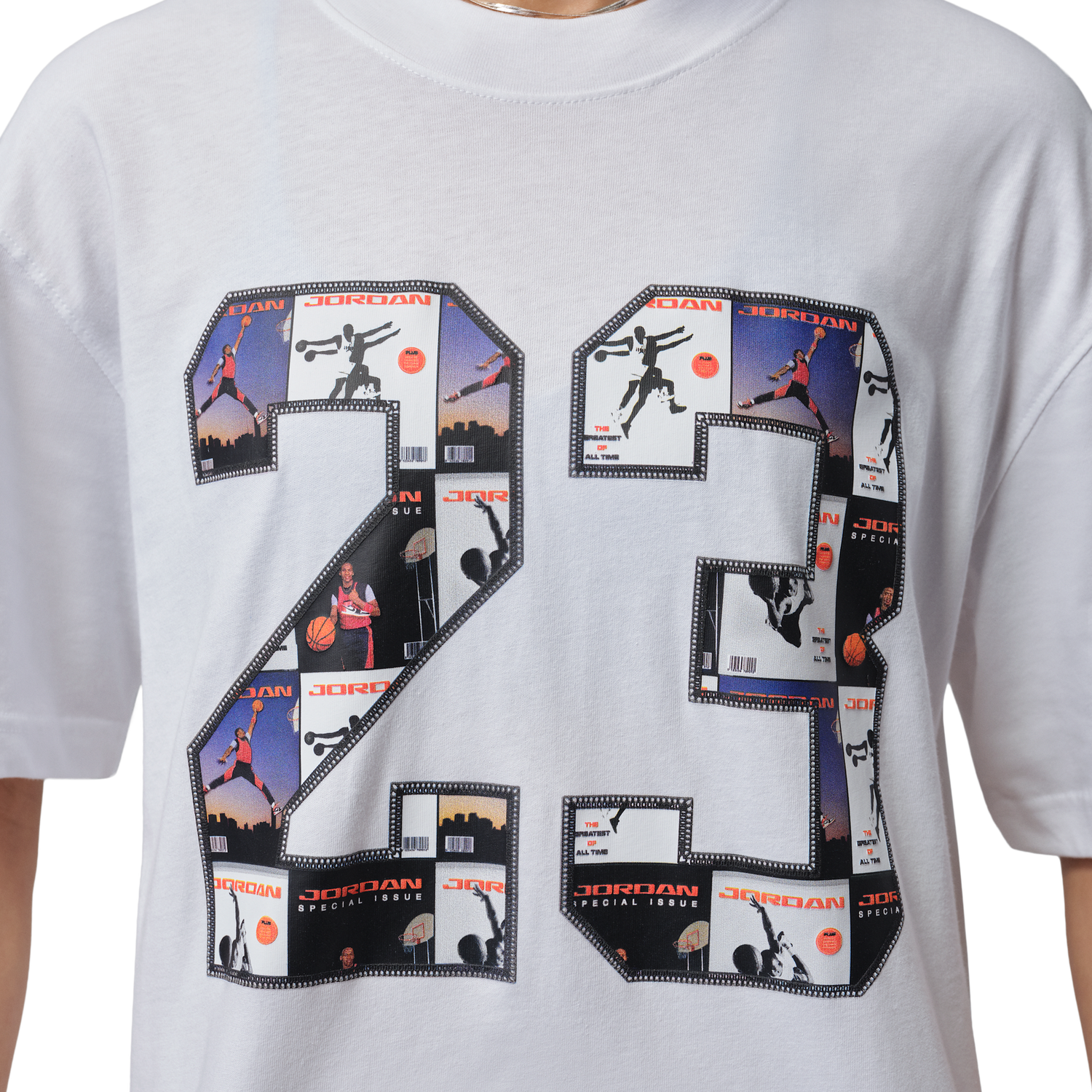 Jordan Brooklyn GF GFX Tee - Women's - White