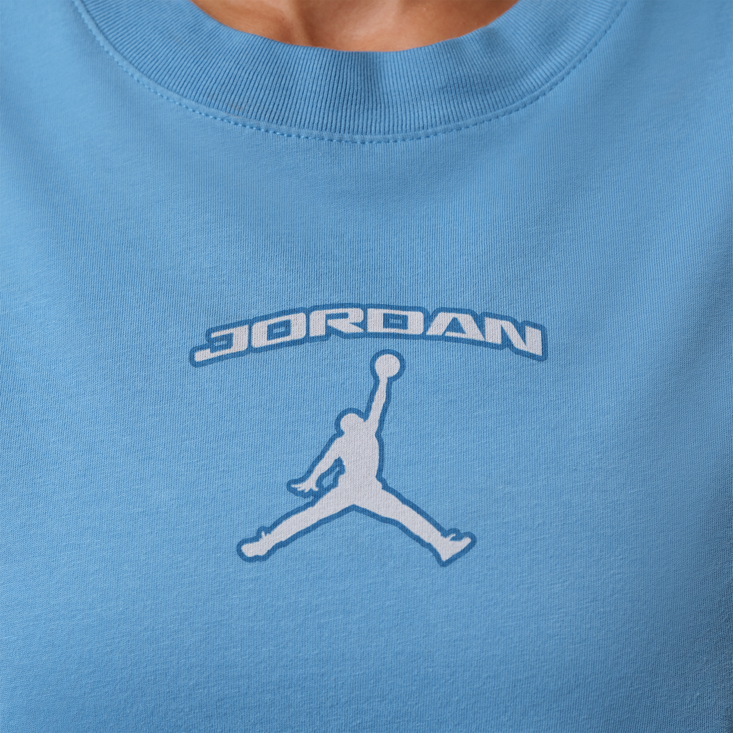 Jordan Brooklyn GF GFX Tee - Women's - Blue Beyond