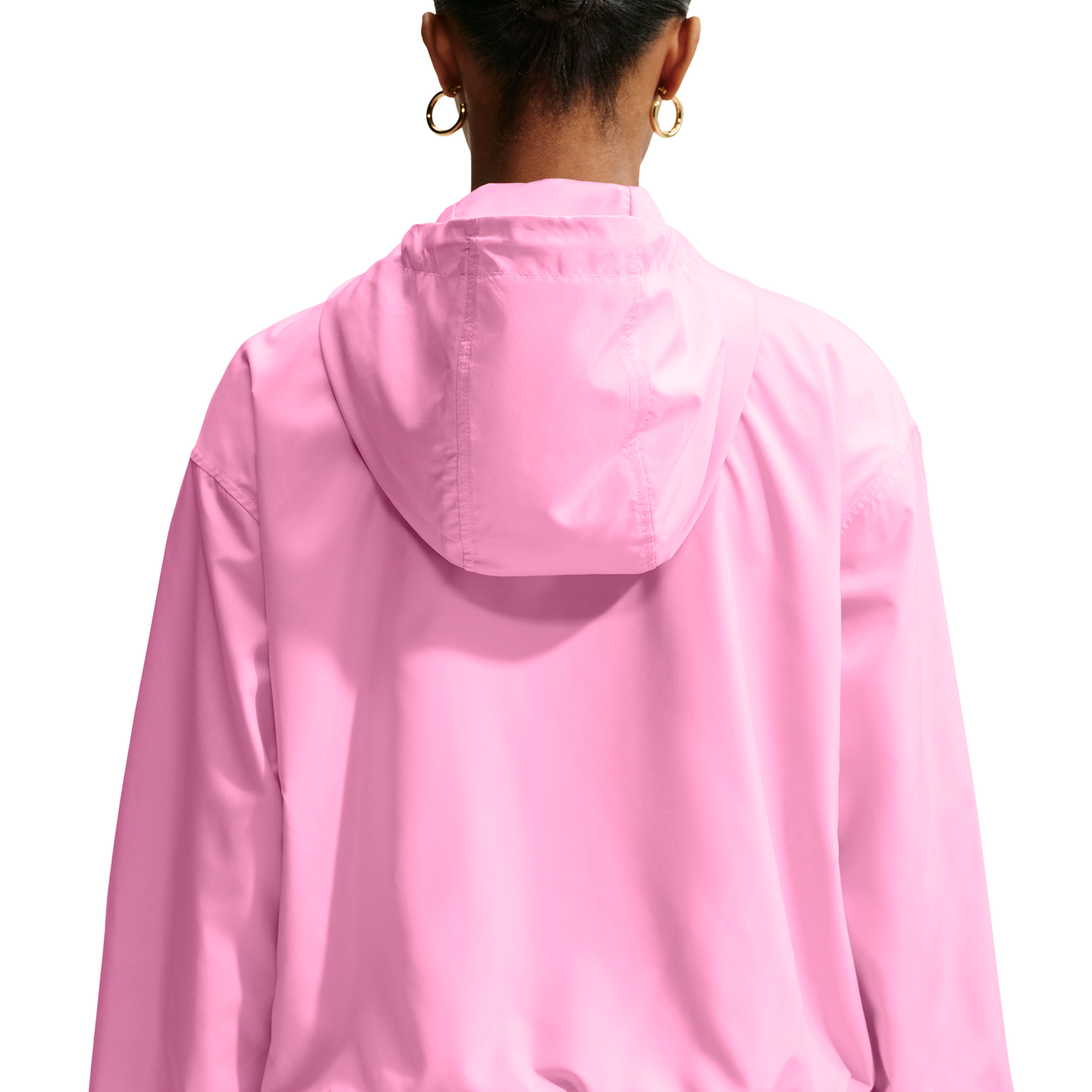 Nike UV Classic  Hooded Jacket - Women's - Pink Rise/Sail