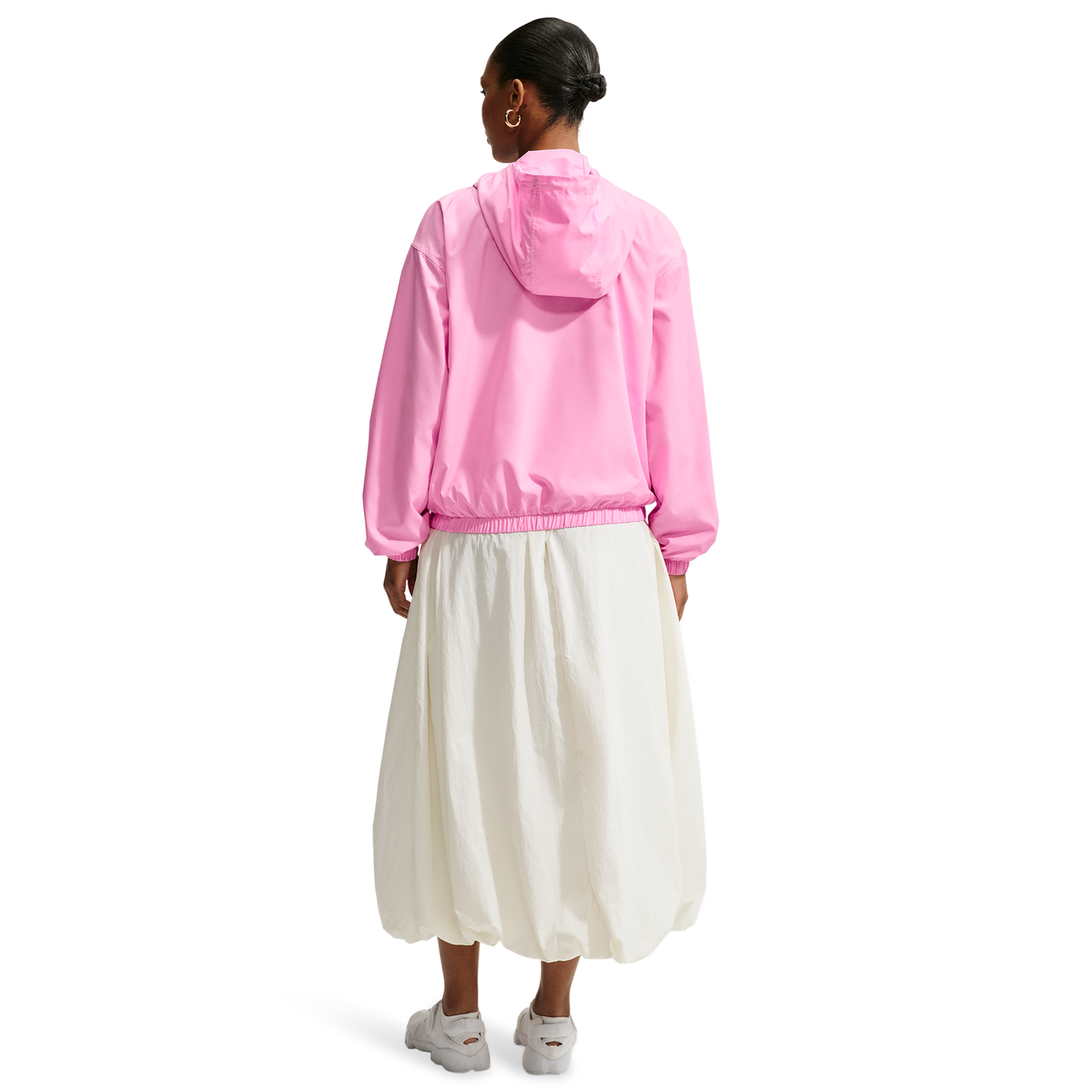 Nike UV Classic  Hooded Jacket - Women's - Pink Rise/Sail