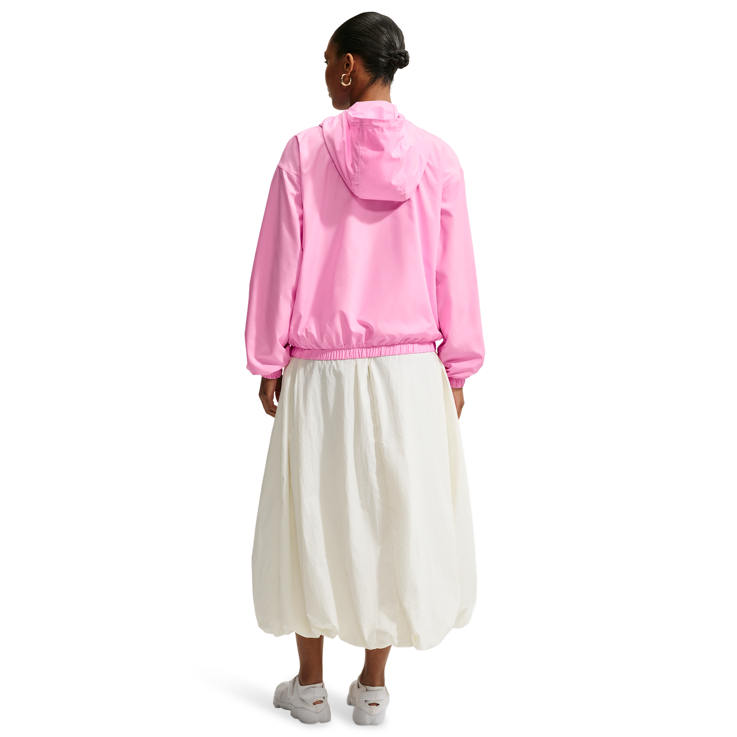 Nike UV Classic  Hooded Jacket - Women's - Pink Rise/Sail