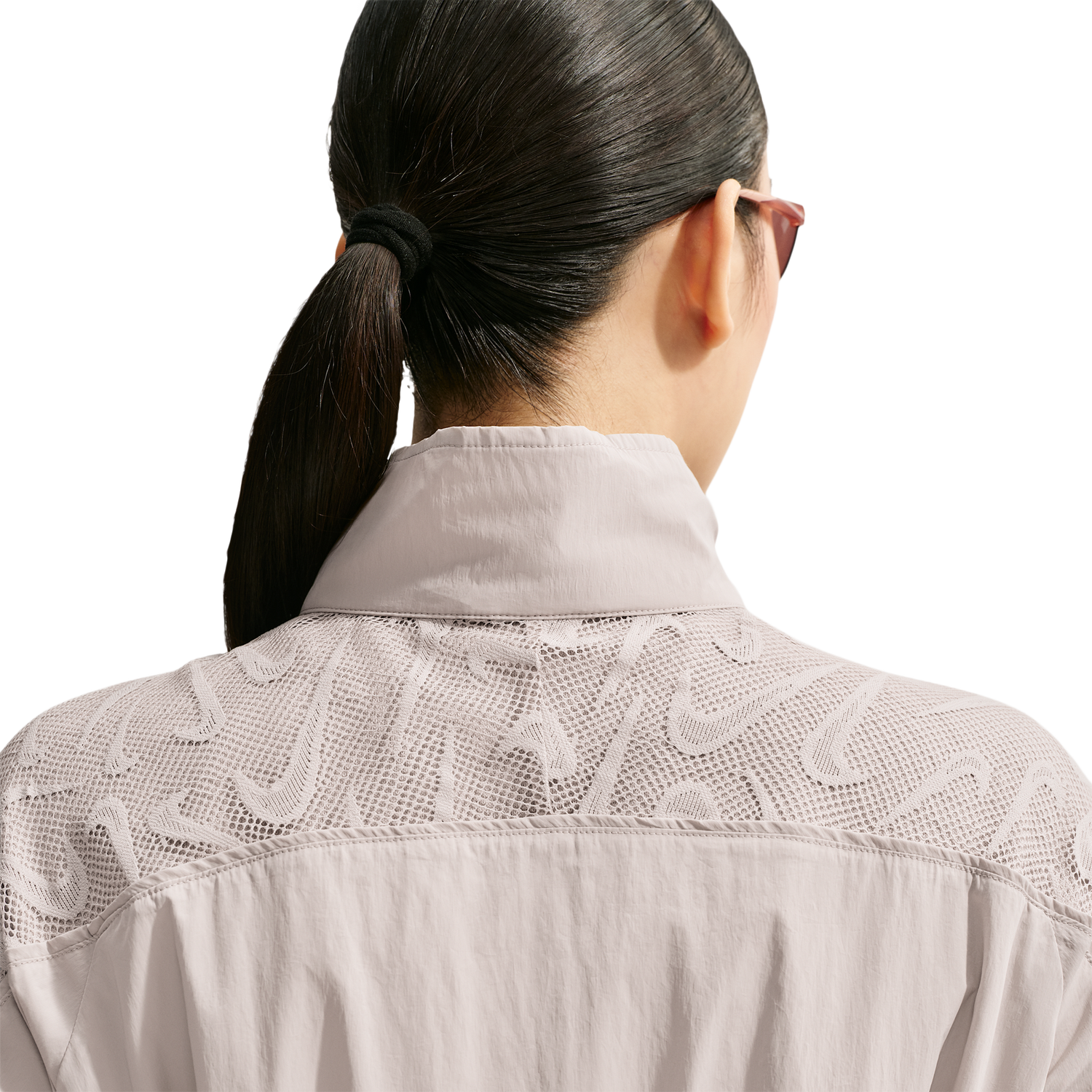 Nike Lace Inset Track Jacket - Women's - Cream Ii/White/Cream Ii
