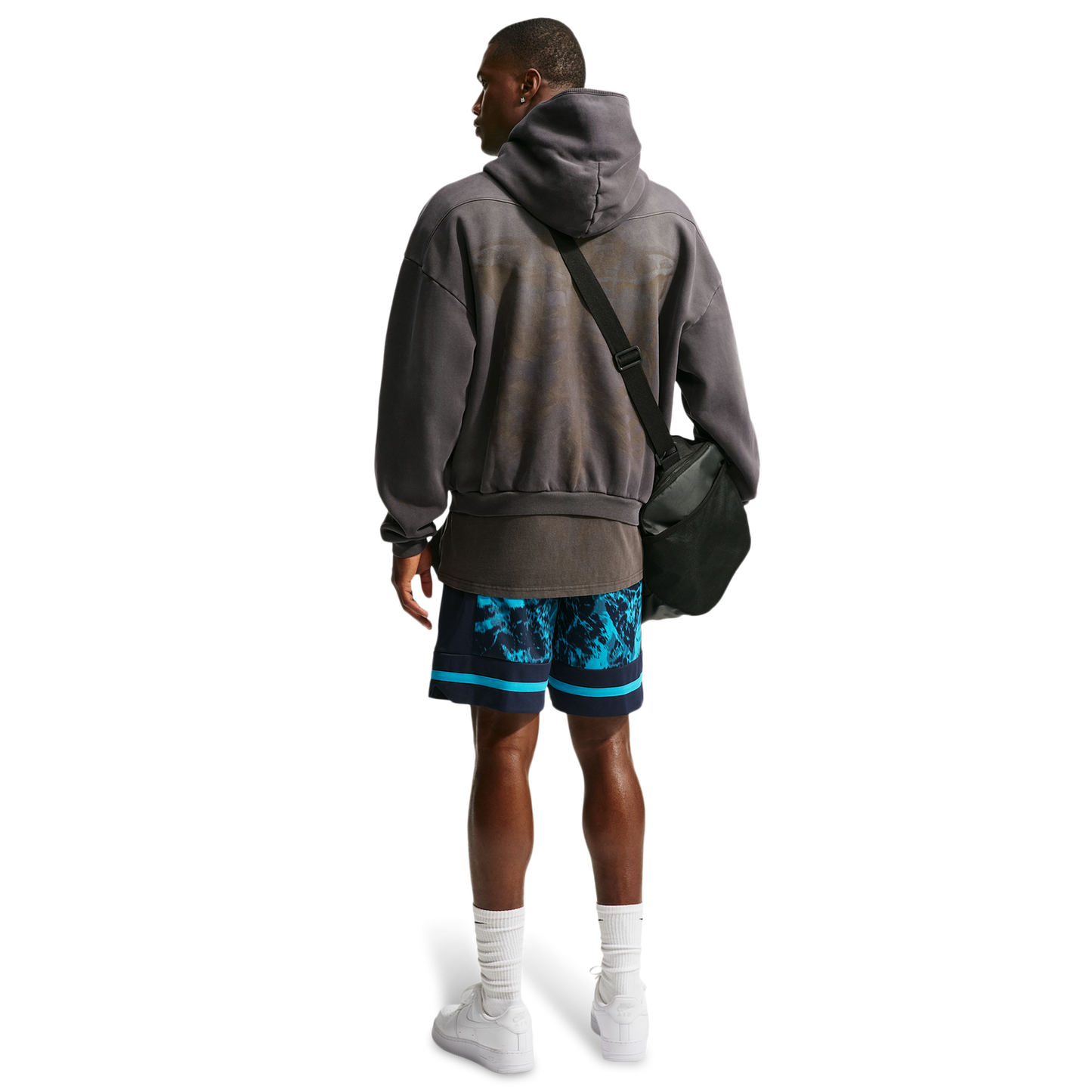 Nike Ja Dri-FIT Game Classic 8In Short AOP - Men's - Obsidian/Light Current Blue/Metallic Silver