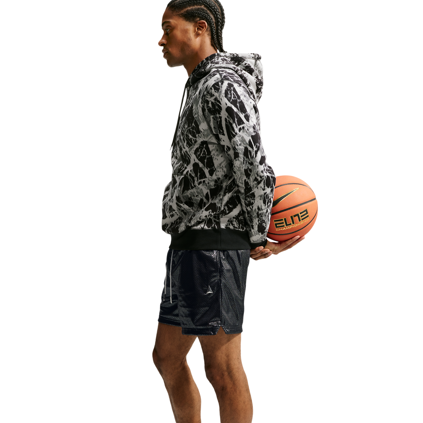 Nike Ja Standard Issue Mesh 5in Short AOP - Men's - Black