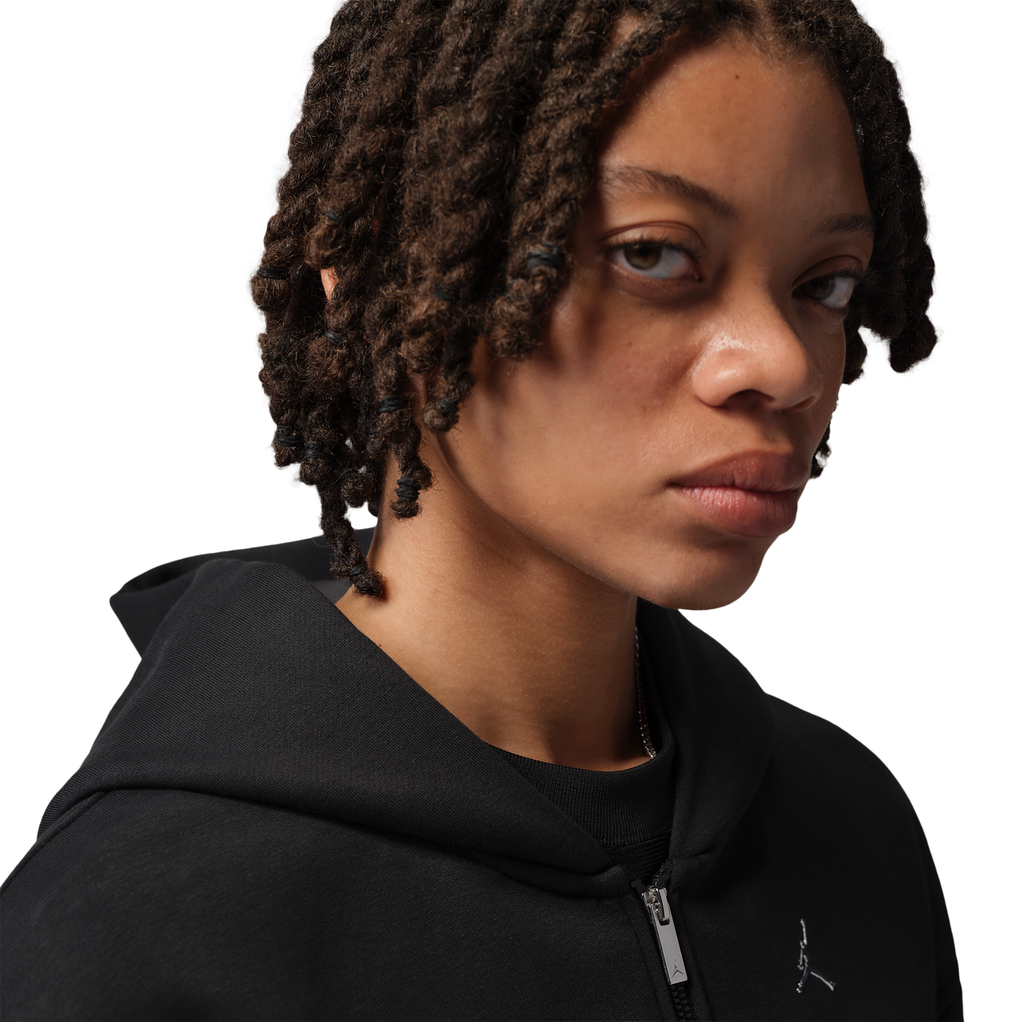 Jordan Brooklyn Fleece FZ BB - Women's - Black