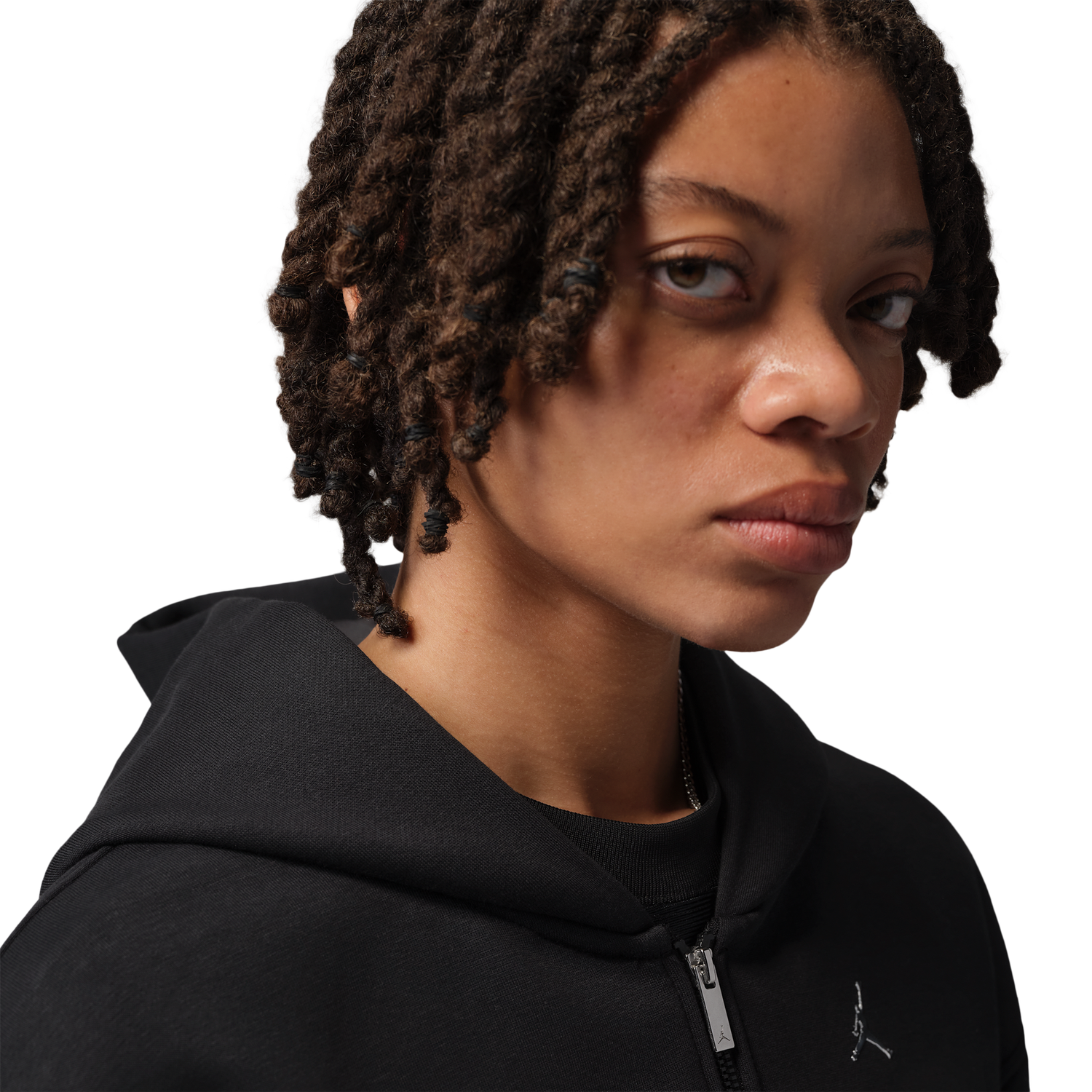 Jordan Brooklyn Fleece FZ BB - Women's - Black