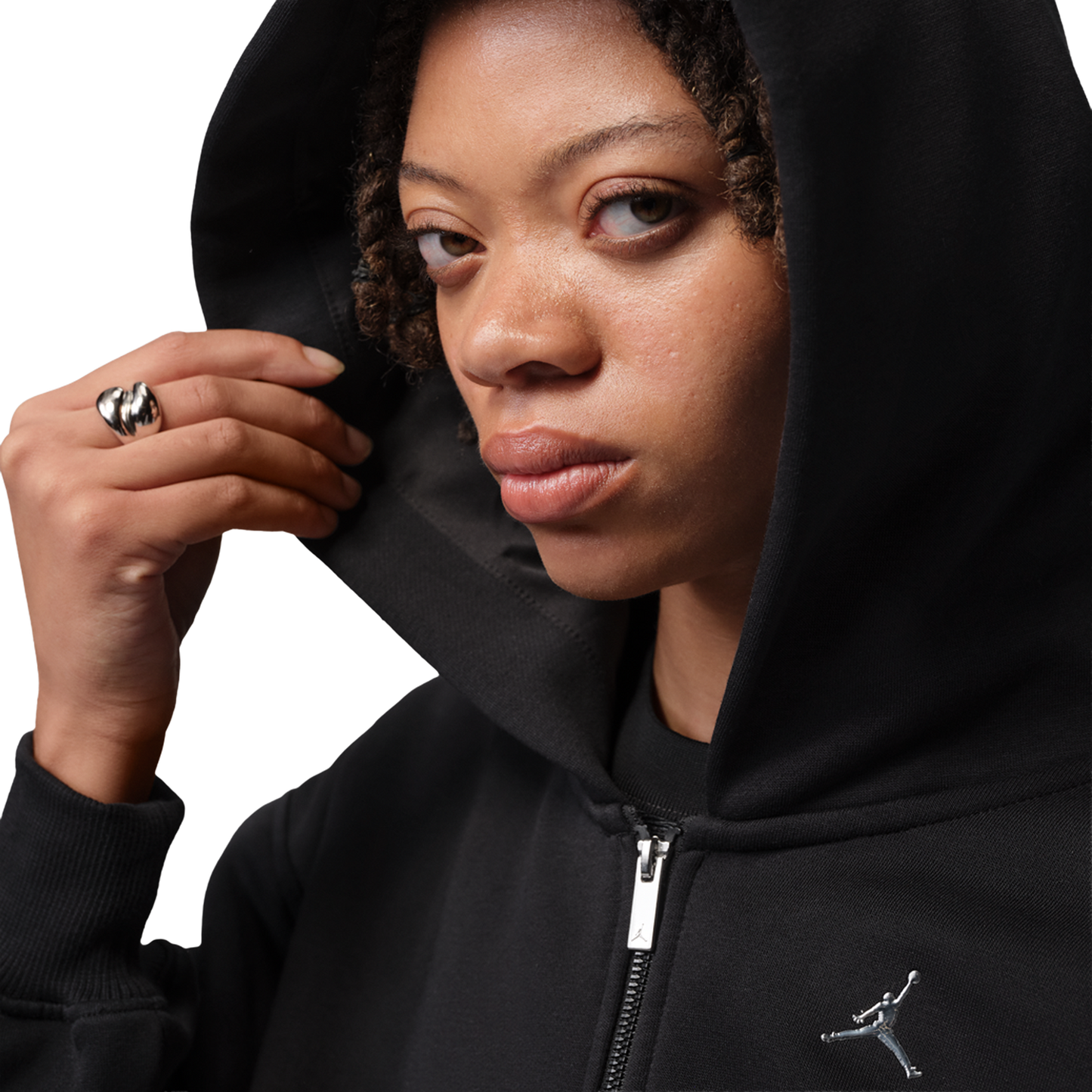 Jordan Brooklyn Fleece FZ BB - Women's - Black