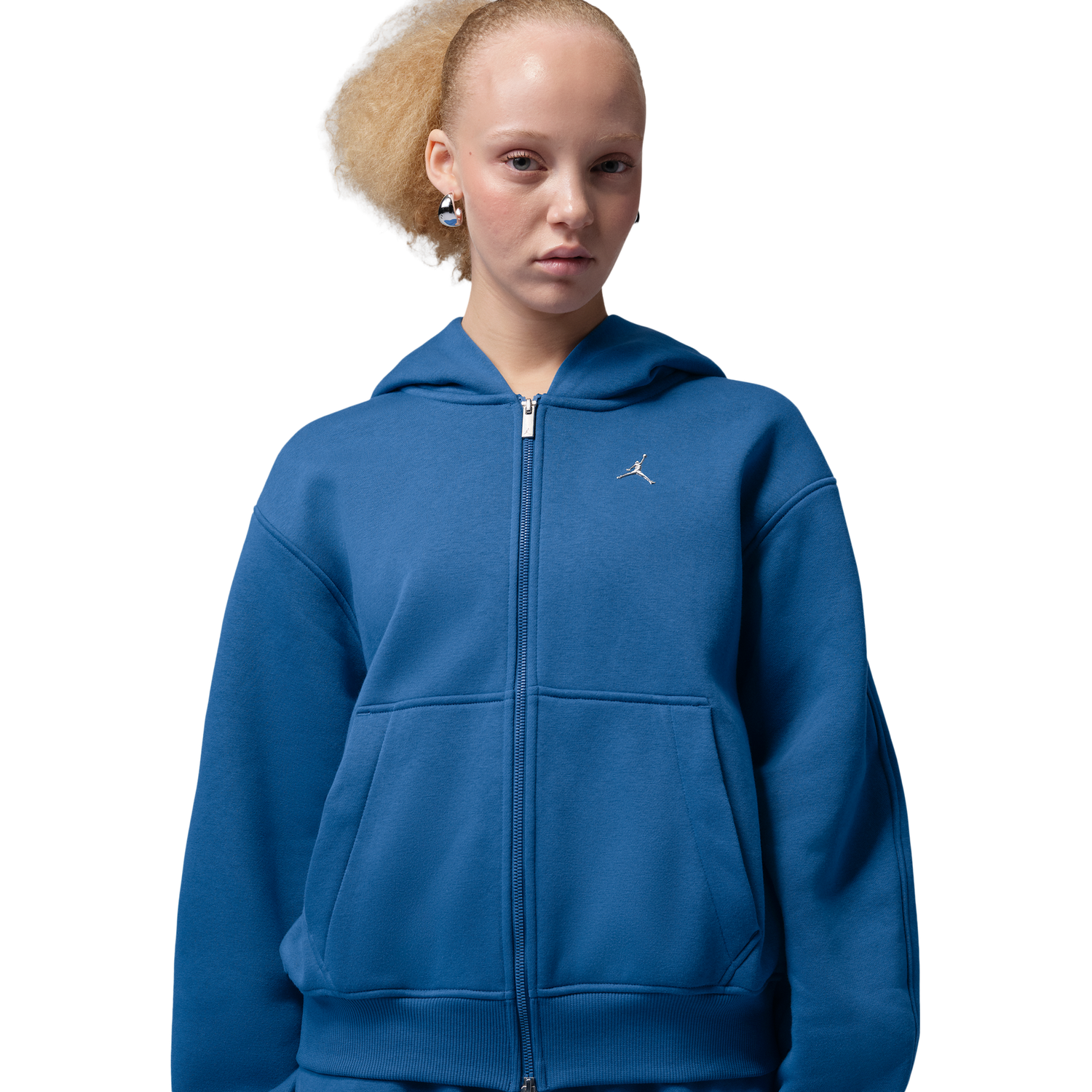 Jordan Brooklyn Fleece FZ BB - Women's - True Blue