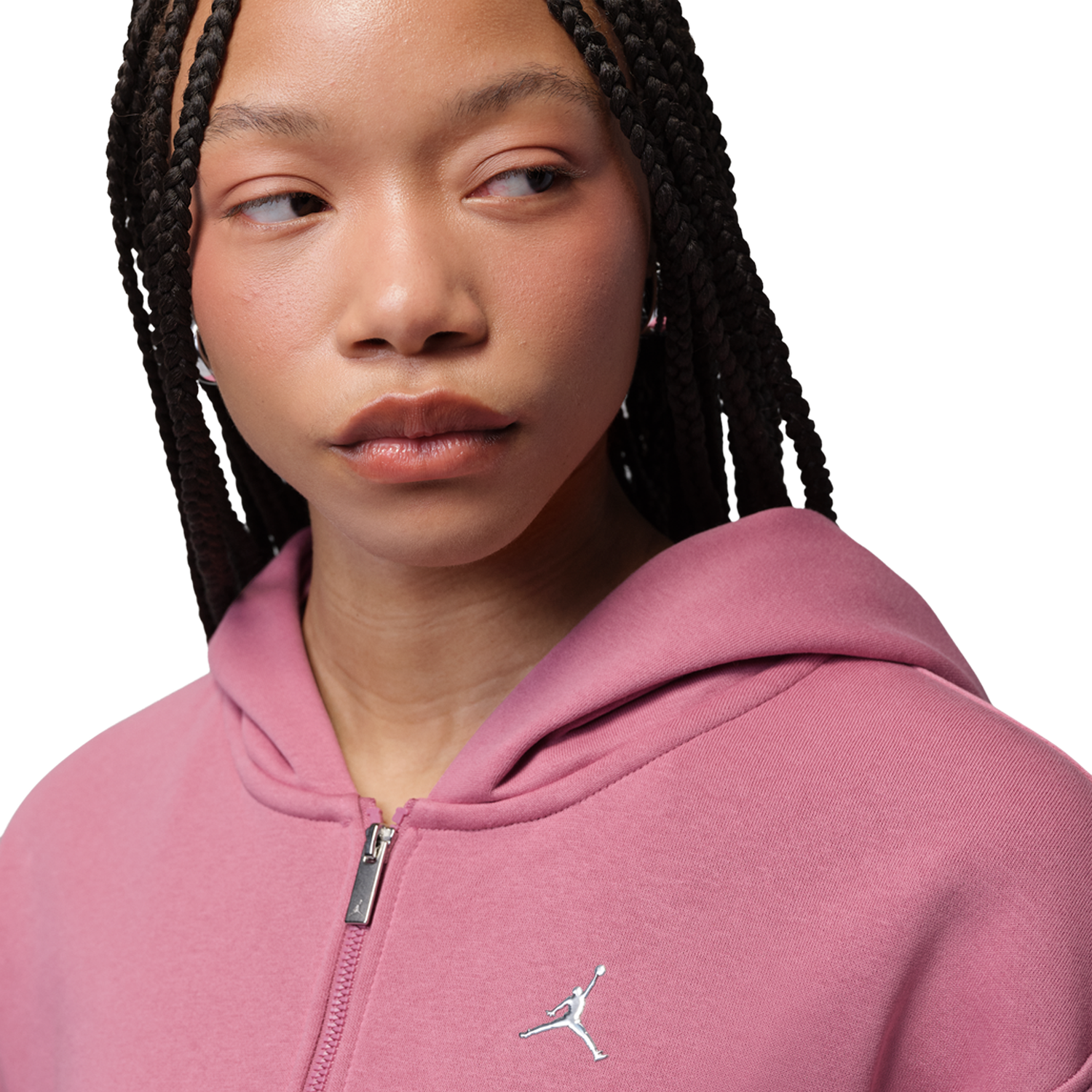 Jordan Brooklyn Fleece FZ BB - Women's - Desert Berry
