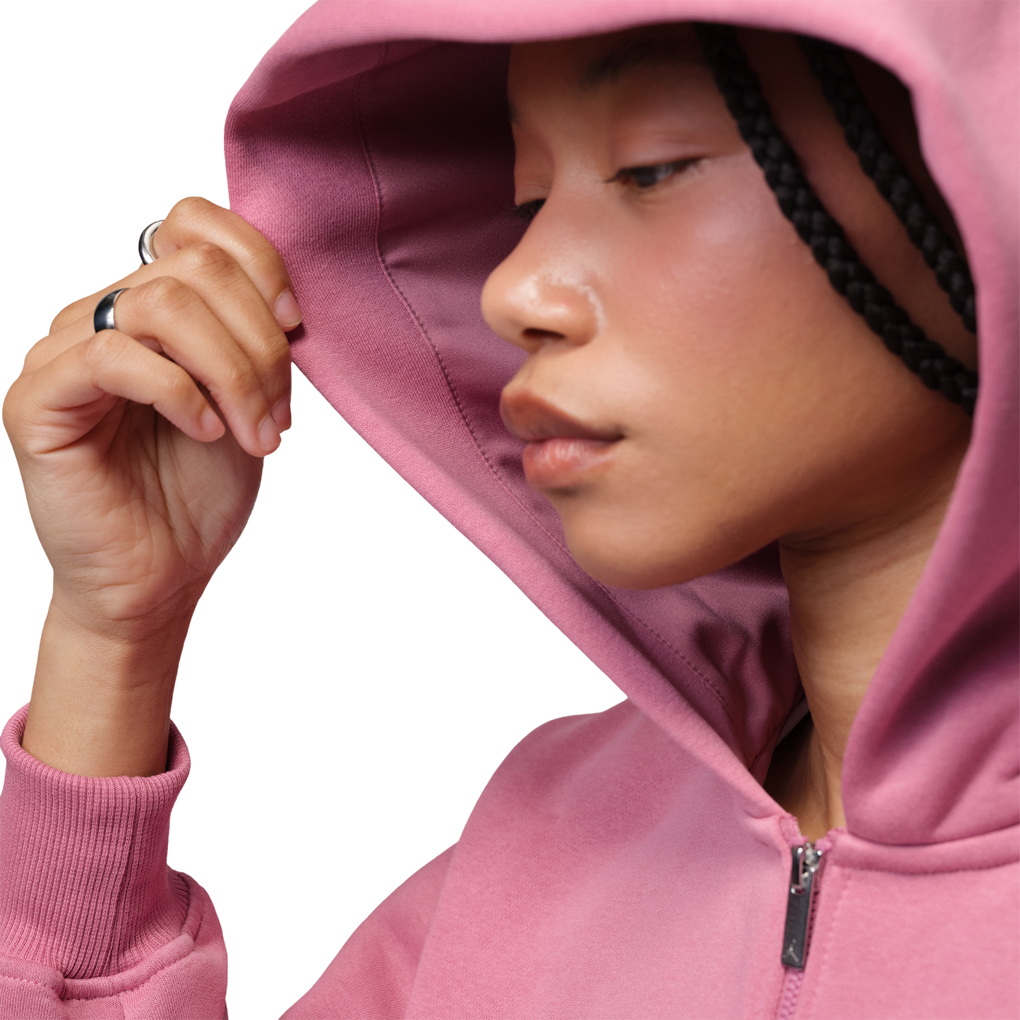 Jordan Brooklyn Fleece FZ BB - Women's - Desert Berry
