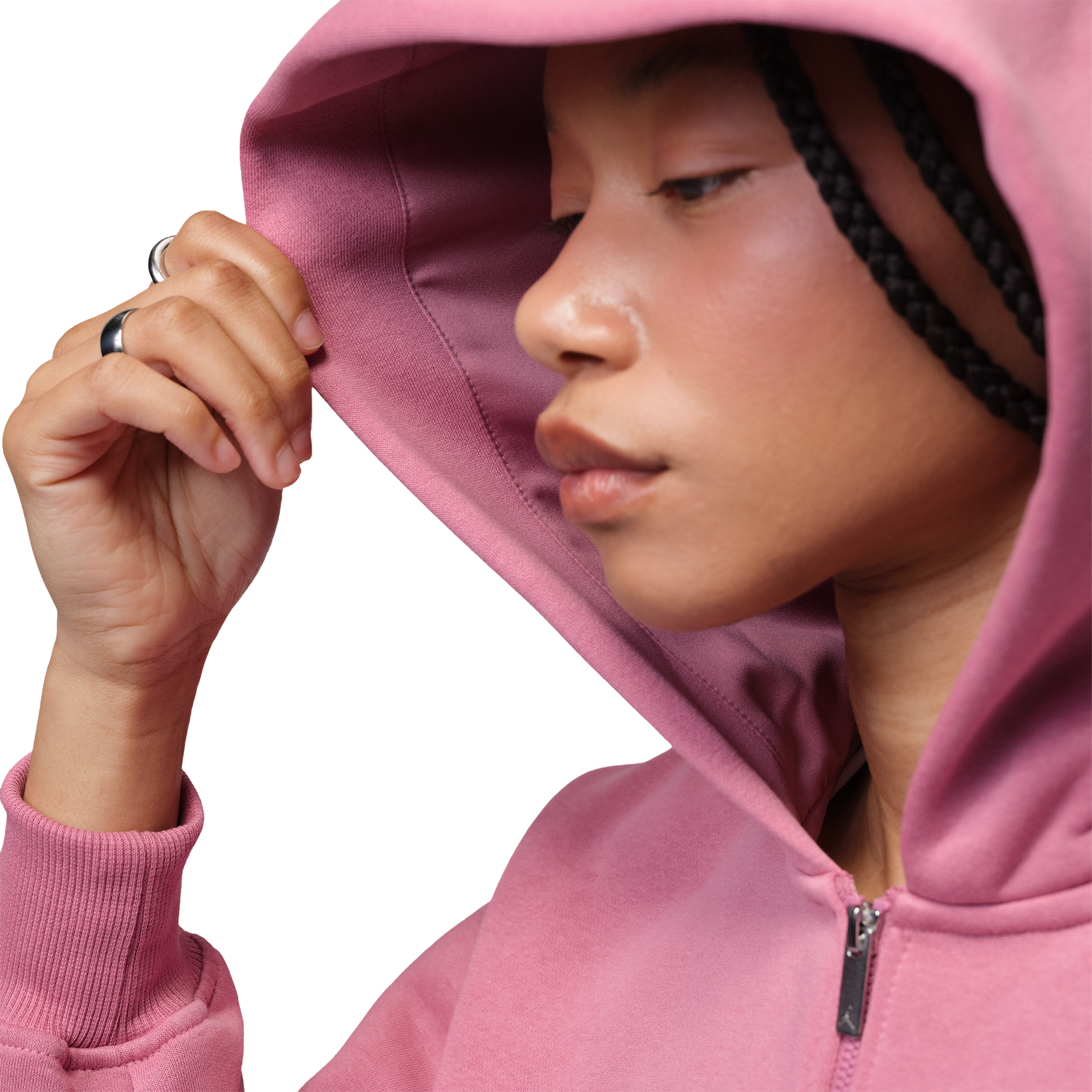 Jordan Brooklyn Fleece FZ BB - Women's - Desert Berry