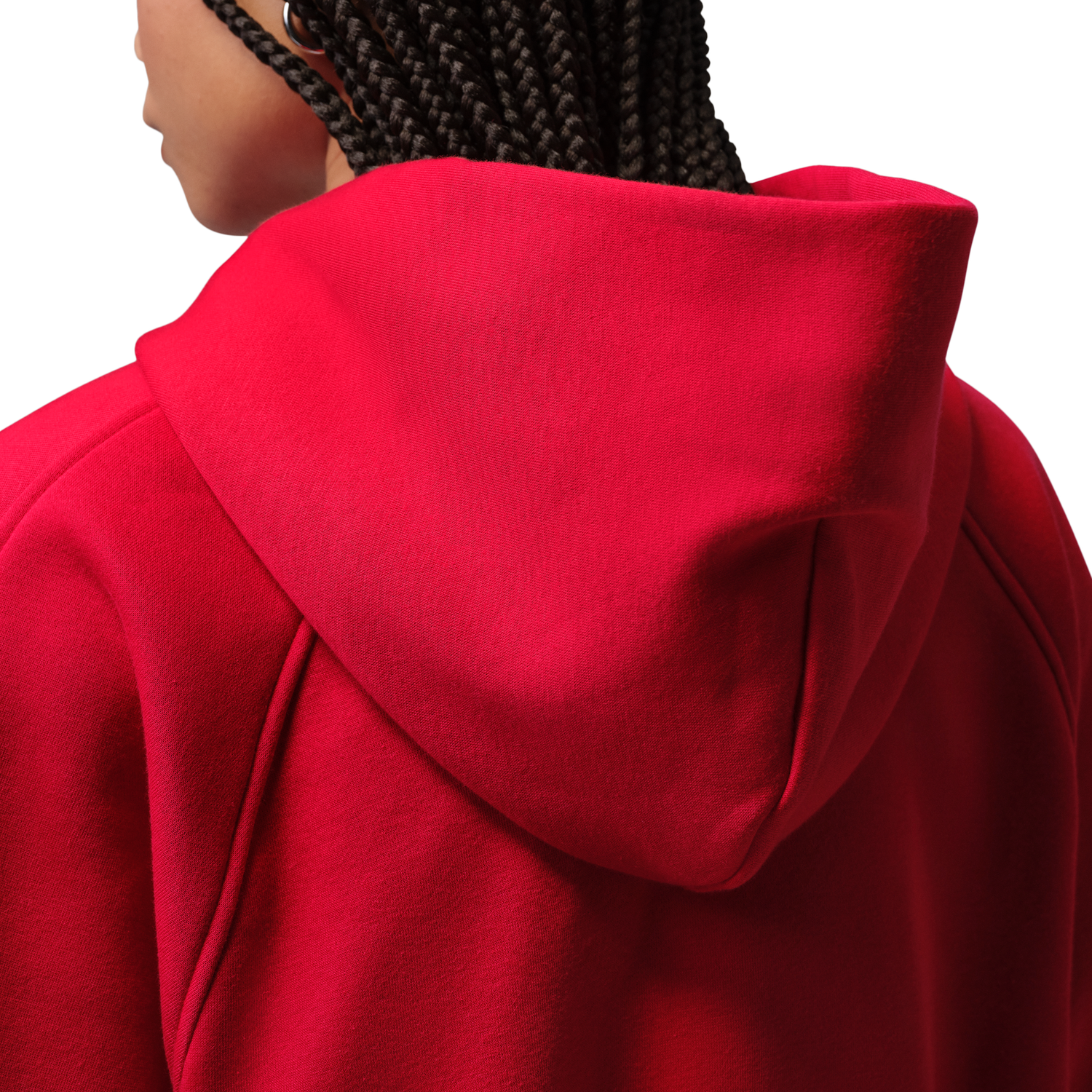 Jordan Brooklyn Fleece FZ BB - Women's - Gym Red