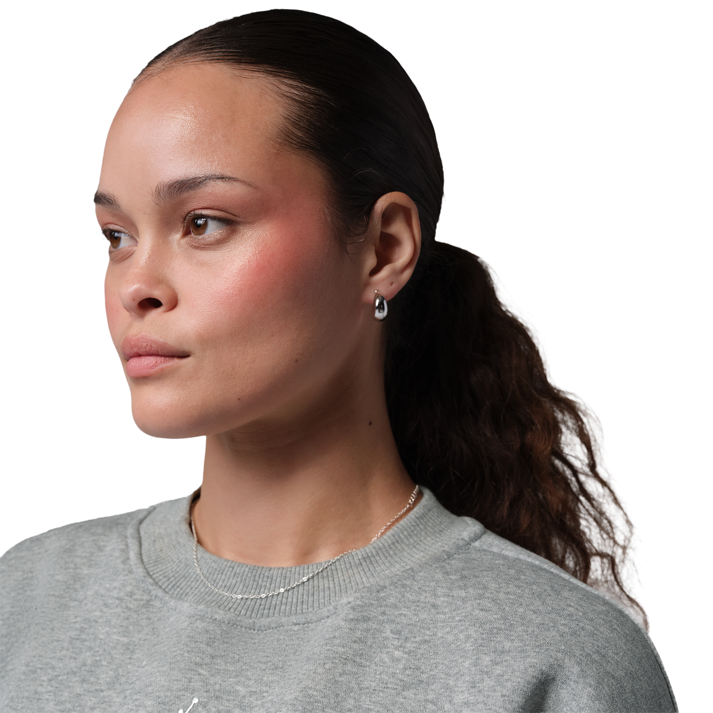 Jordan Brooklyn Fleece BB Pullover Hoodie - Women's - Dk Grey Heather