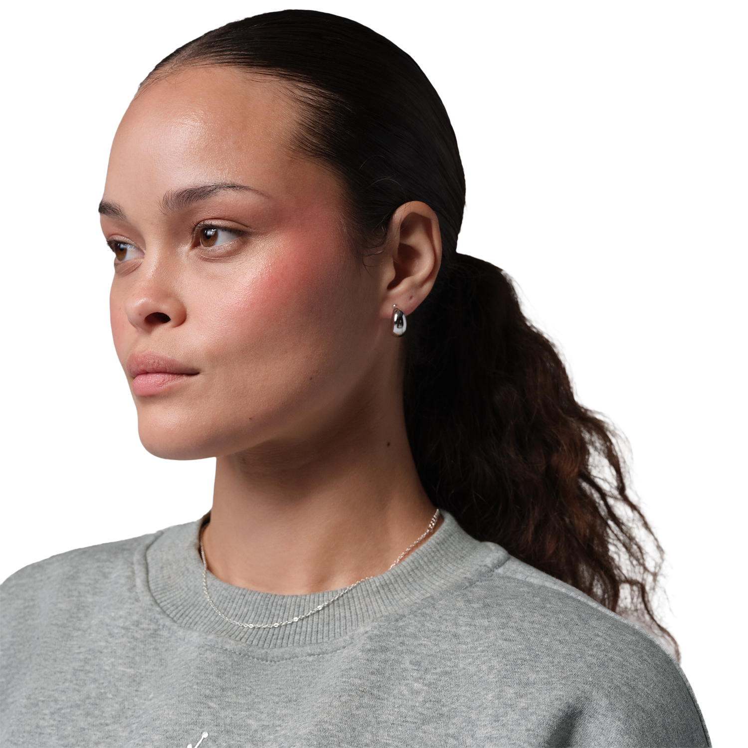 Jordan Brooklyn Fleece BB Pullover Hoodie - Women's - Dk Grey Heather