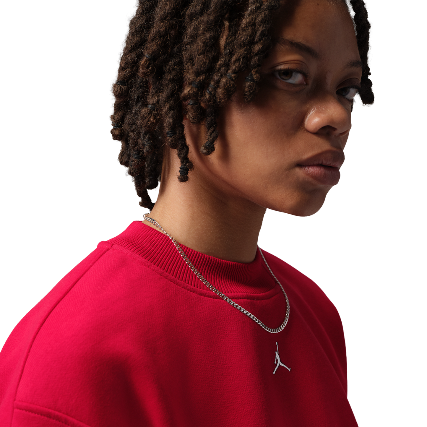 Jordan Brooklyn Fleece BB Pullover Hoodie - Women's - Gym Red