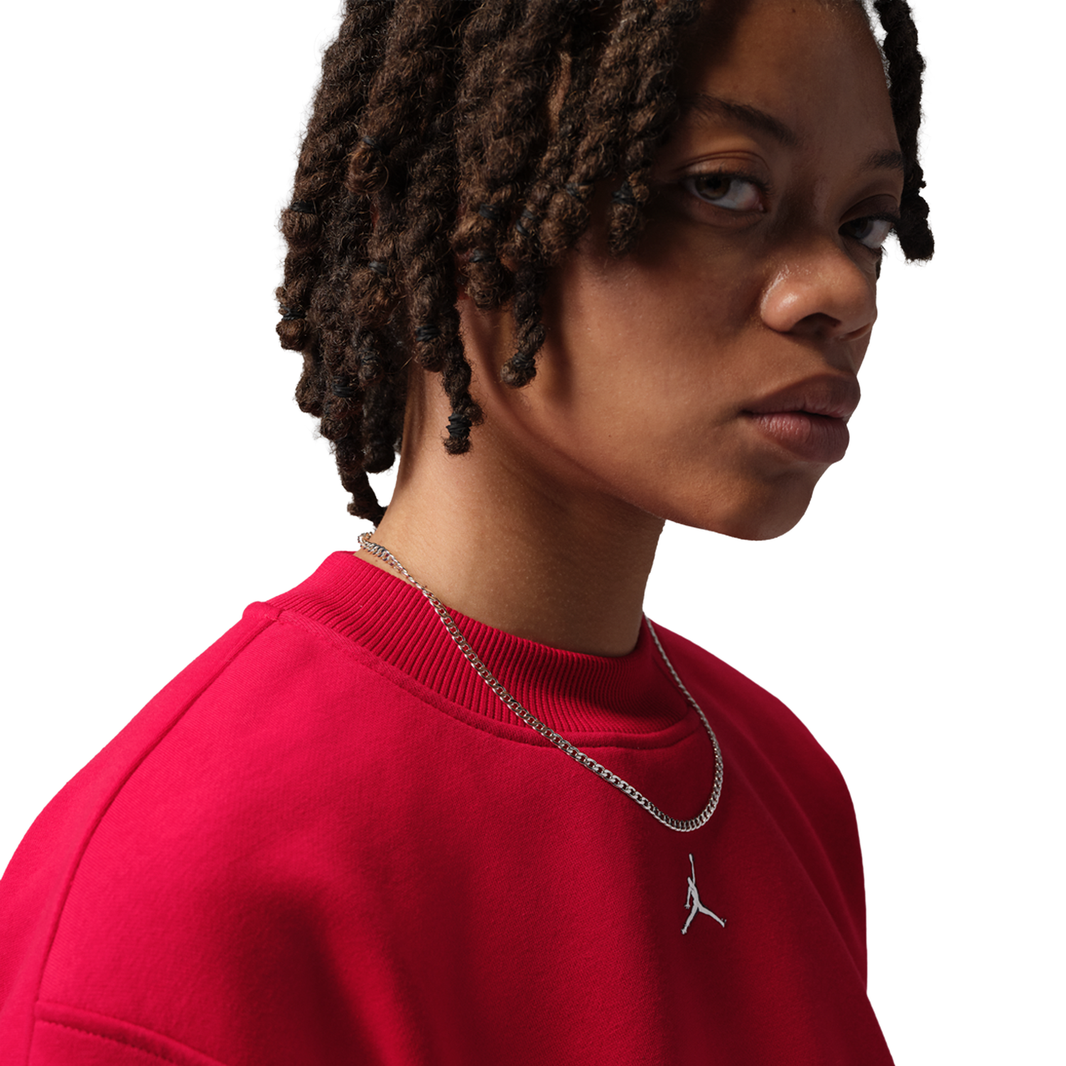 Jordan Brooklyn Fleece BB Pullover Hoodie - Women's - Gym Red
