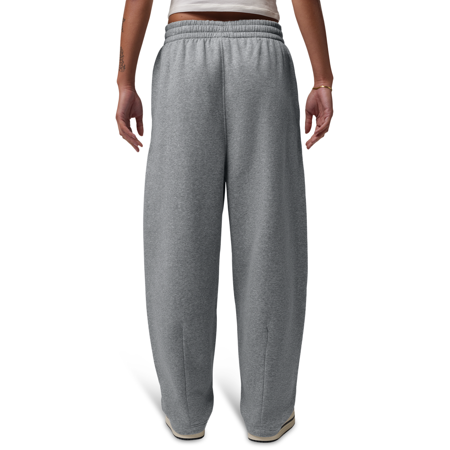 Jordan Brooklyn Fleece BB Wide Leg Pants - Women's - Dk Grey Heather
