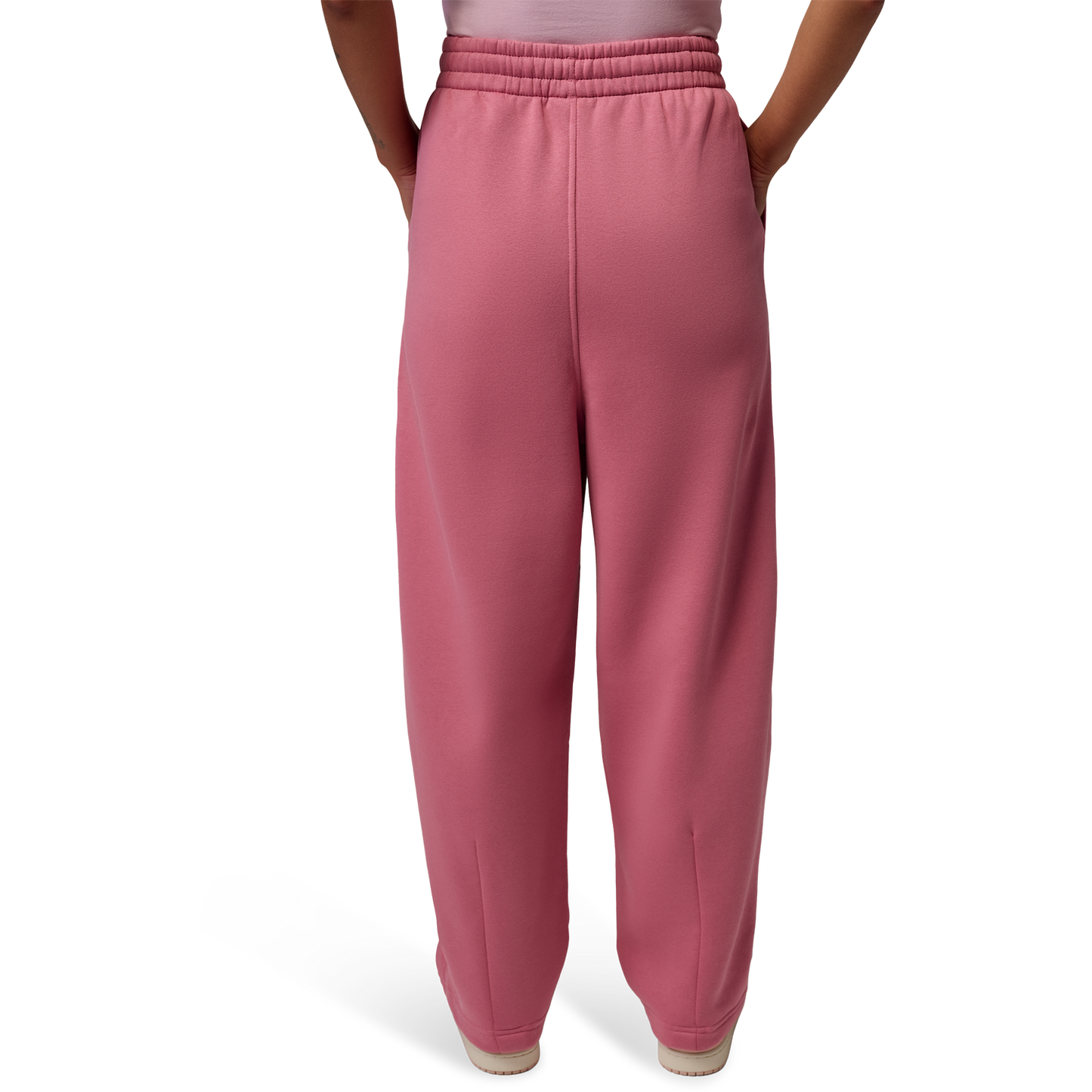 Jordan Brooklyn Fleece BB Wide Leg Pants - Women's - Desert Berry