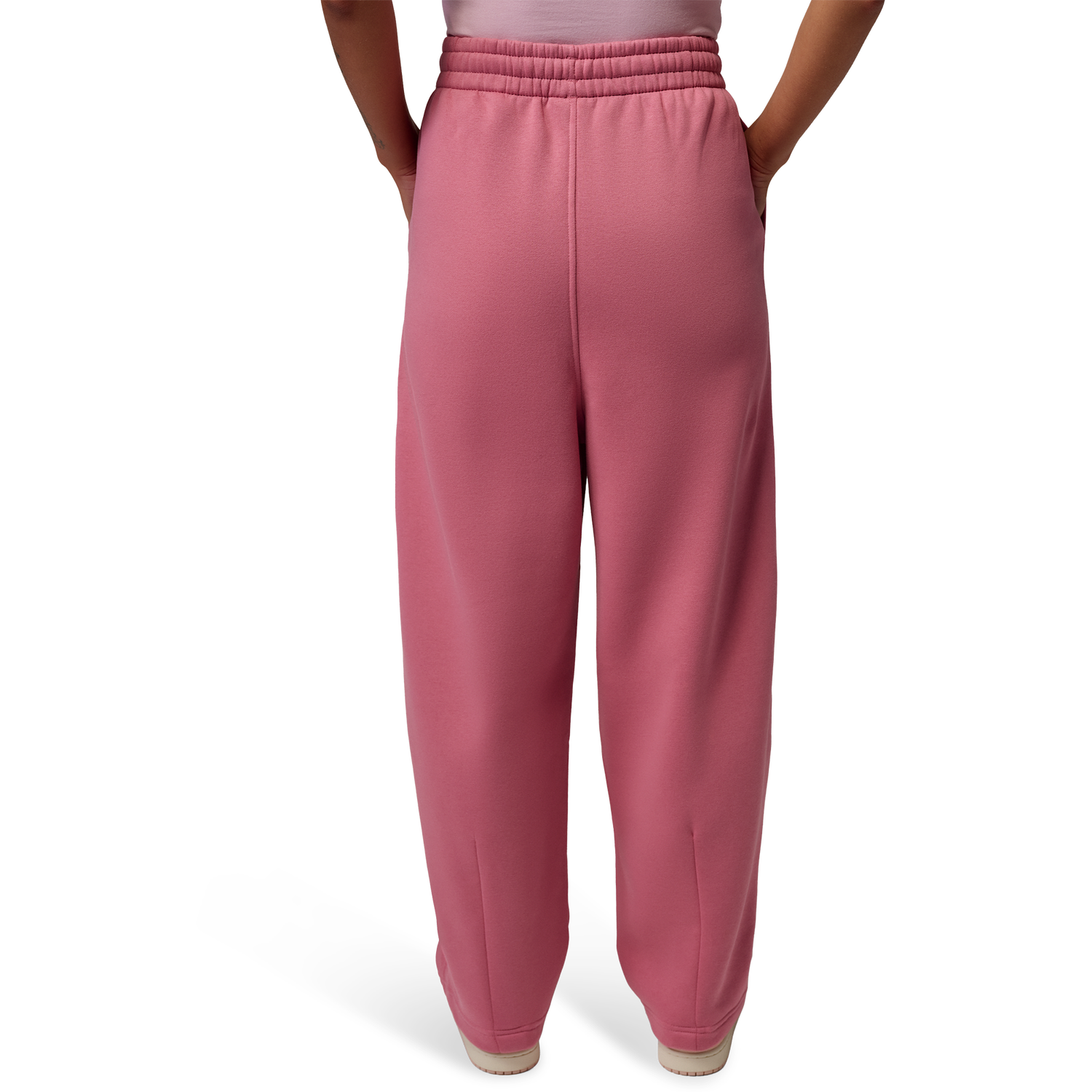 Jordan Brooklyn Fleece BB Wide Leg Pants - Women's - Desert Berry