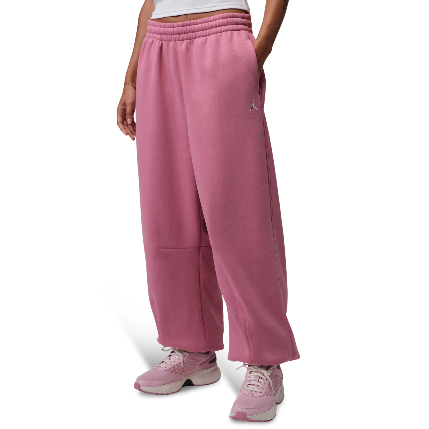 Jordan Brooklyn Fleece Jogger Pant BB - Women's - Desert Berry