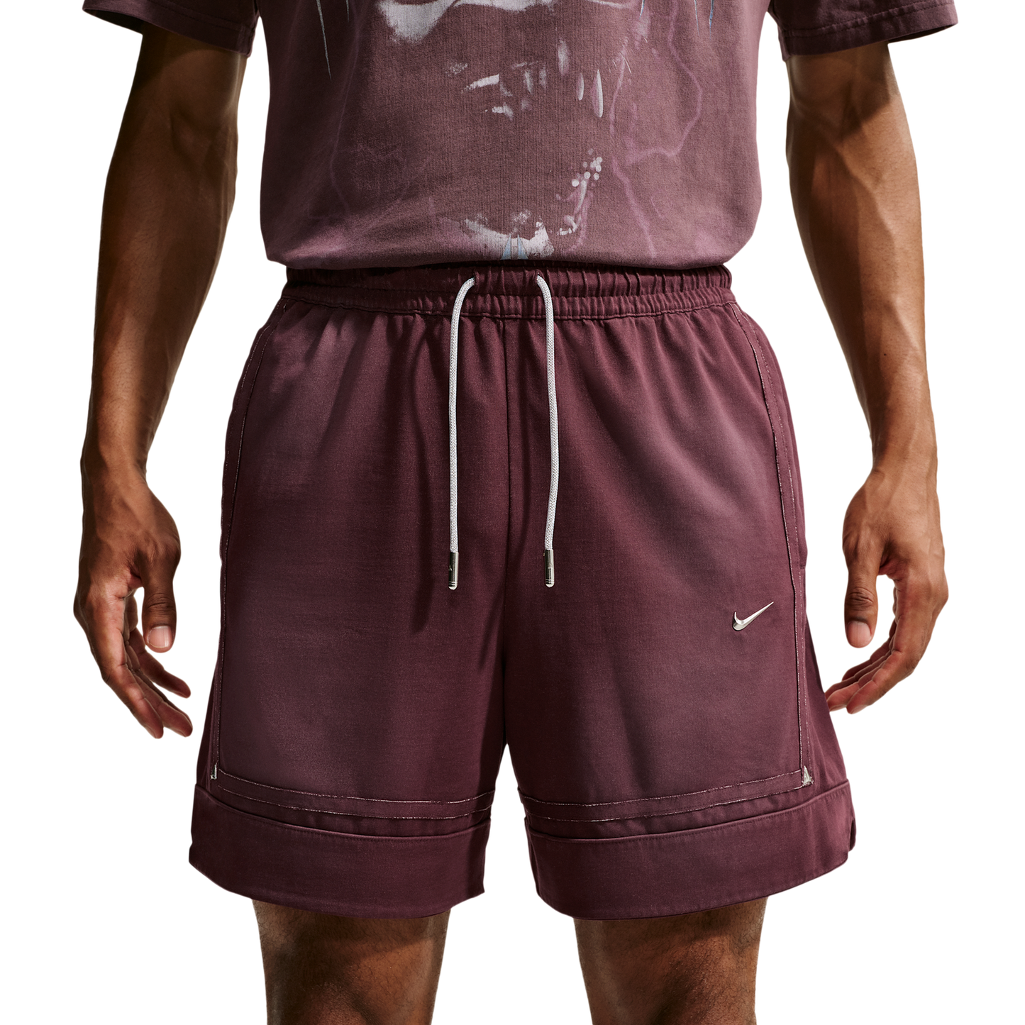 Nike Ja SI GM Pro 6in Shirt - Men's - Burgundy Crush