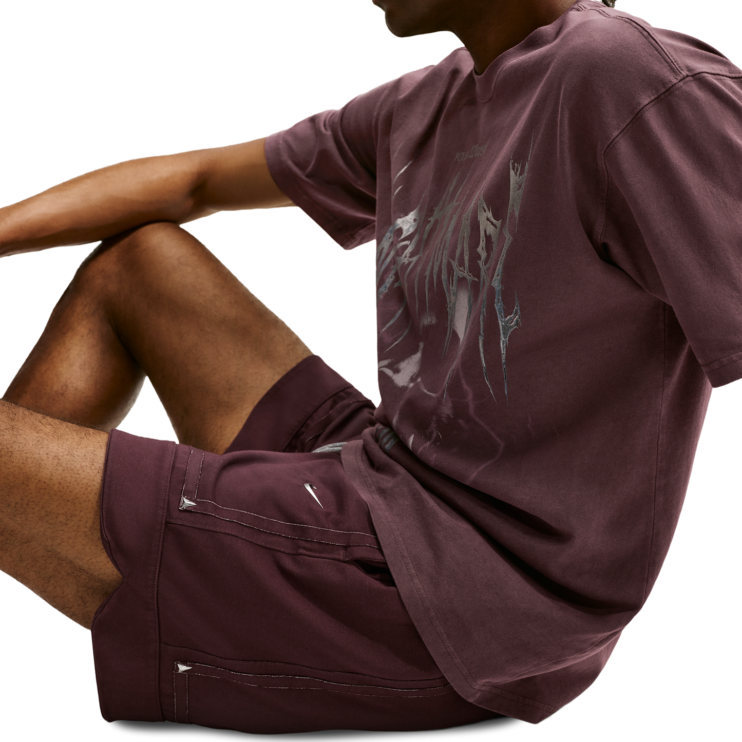 Nike Ja SI GM Pro 6in Shirt - Men's - Burgundy Crush
