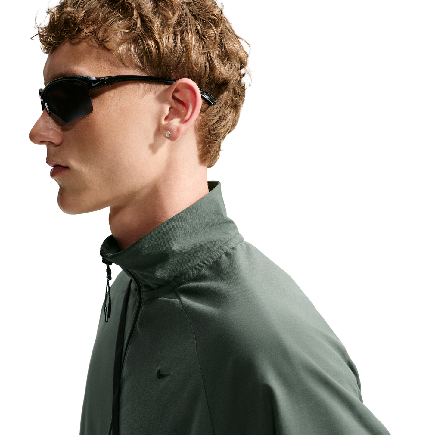 Nike Tech Shori Knit Track Jacket - Men's - Camo Green/Black