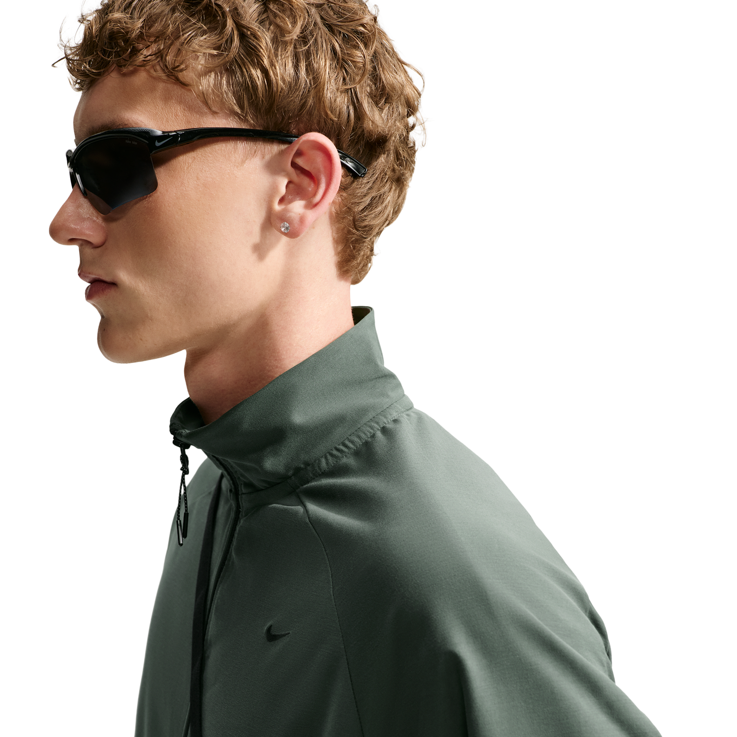 Nike Tech Shori Knit Track Jacket - Men's - Camo Green/Black