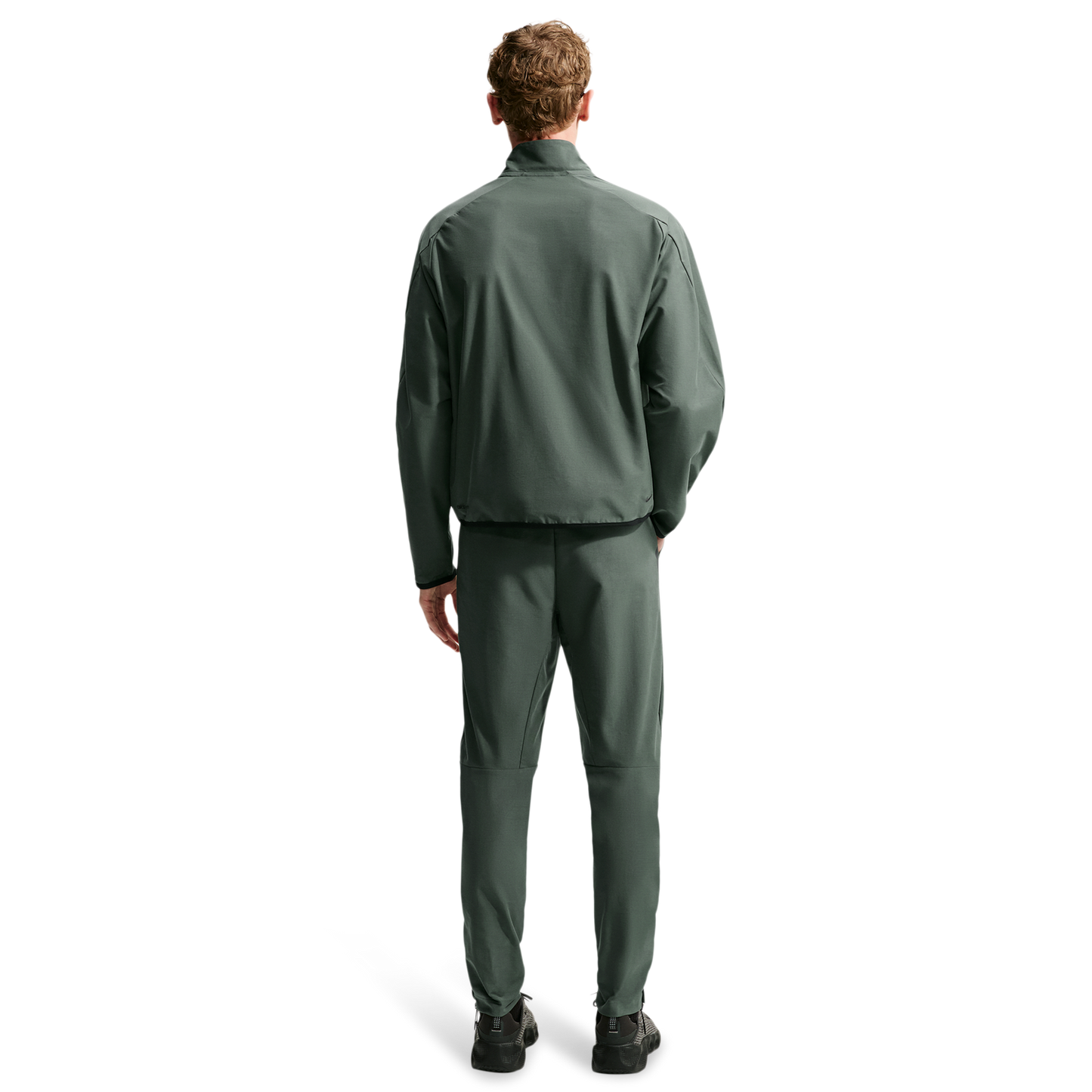 Nike Tech Shori Knit Track Jacket - Men's - Camo Green/Black