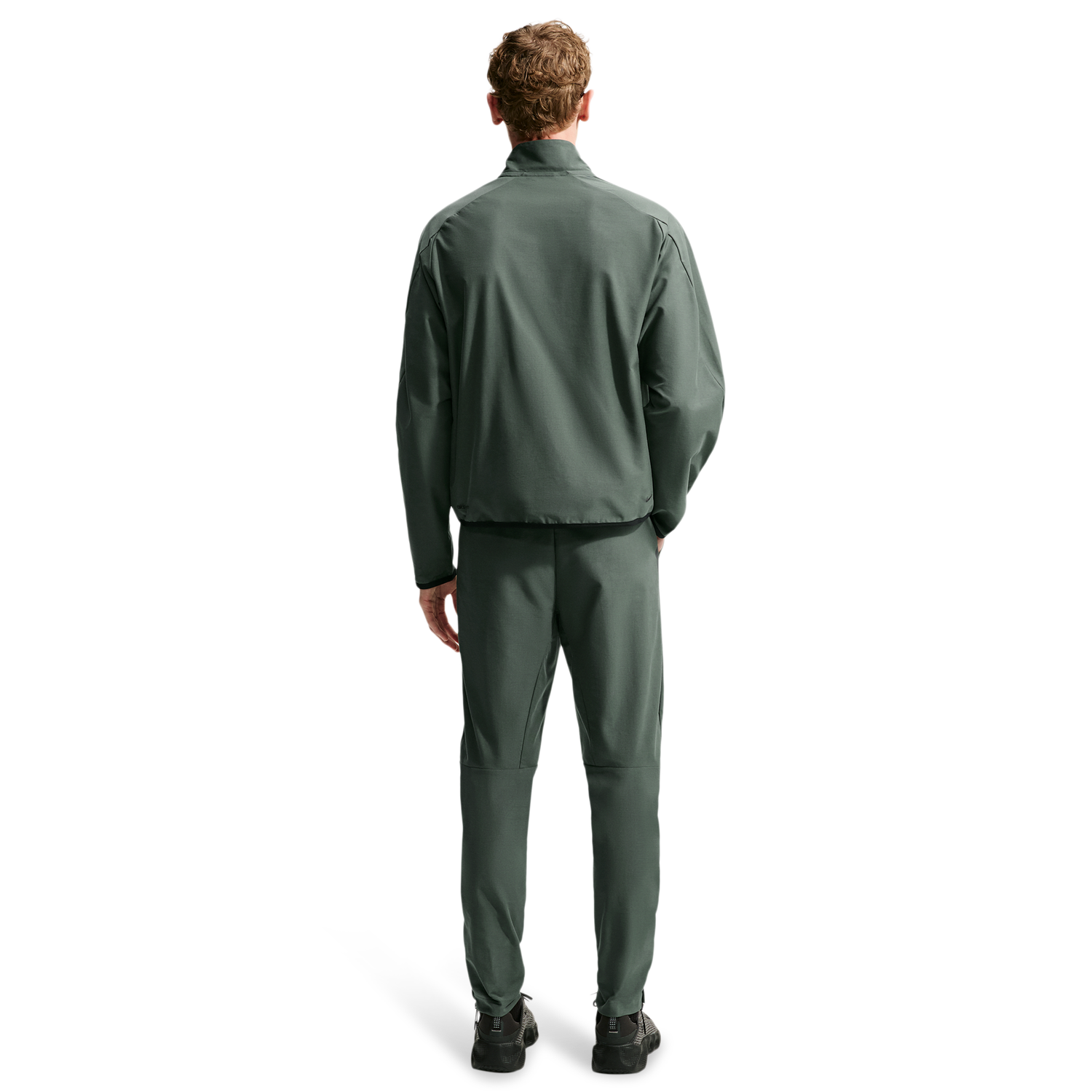 Nike Tech Shori Knit Track Jacket - Men's - Camo Green/Black