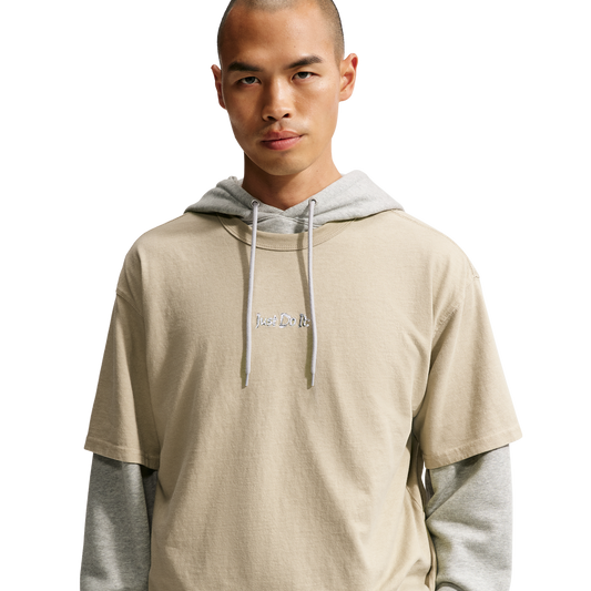 Nike NSW Loose Pre Wash Essential T-Shirt - Men's - Desert Khaki