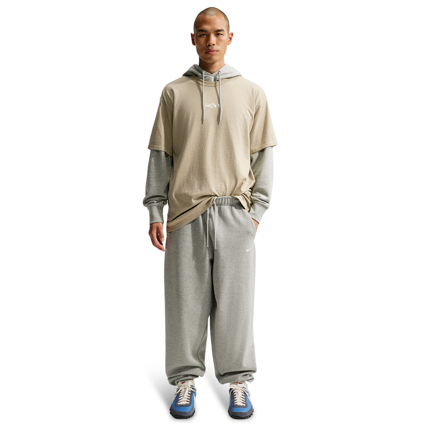 Nike NSW Loose Pre Wash Essential T-Shirt - Men's - Desert Khaki