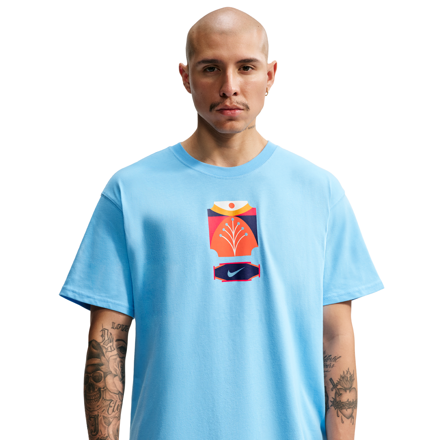 Nike NSW  LSE Palm Camo T-Shirt - Men's - Football Blue