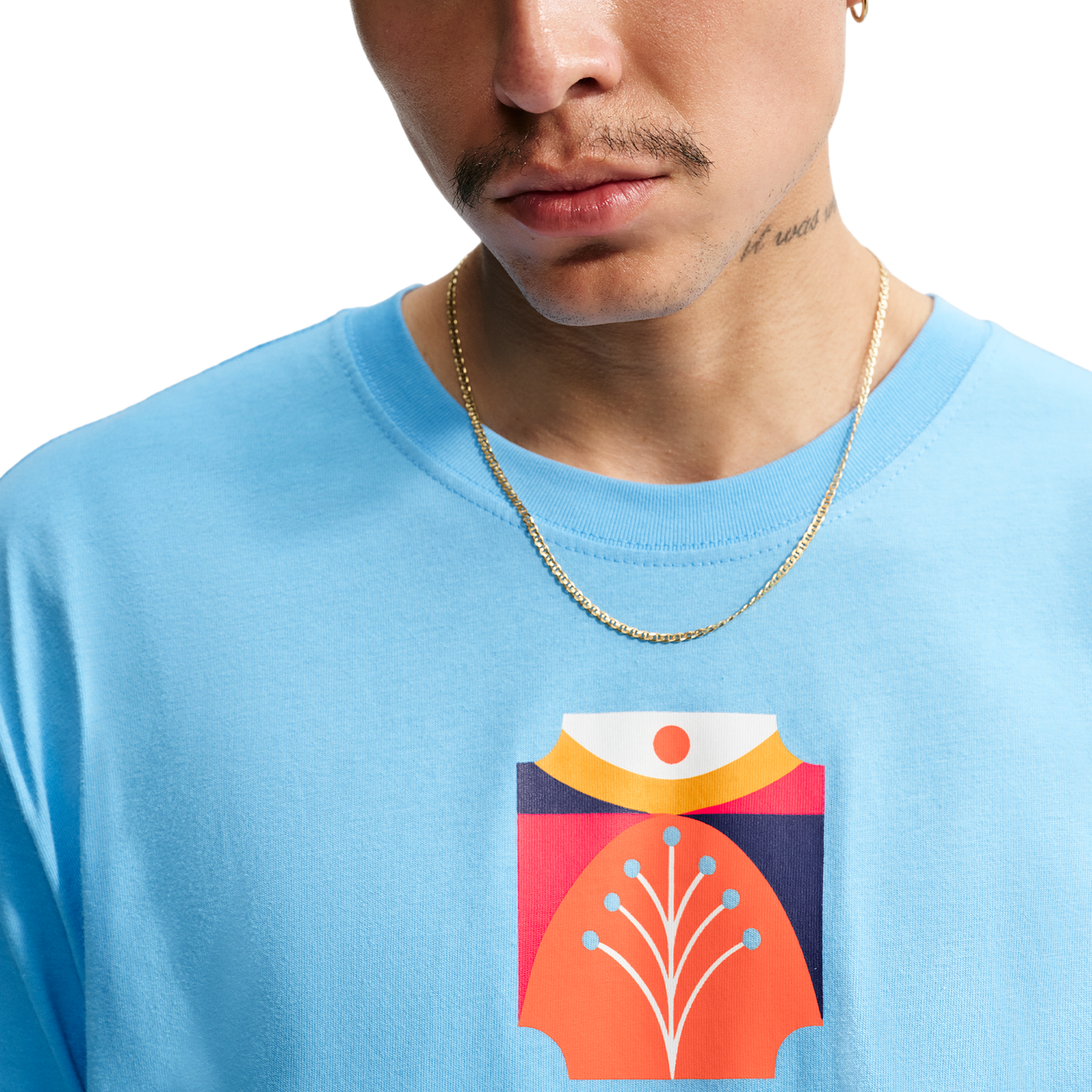 Nike NSW  LSE Palm Camo T-Shirt - Men's - Football Blue