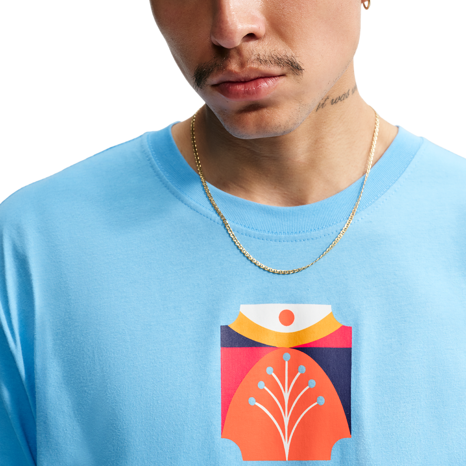 Nike NSW  LSE Palm Camo T-Shirt - Men's - Football Blue