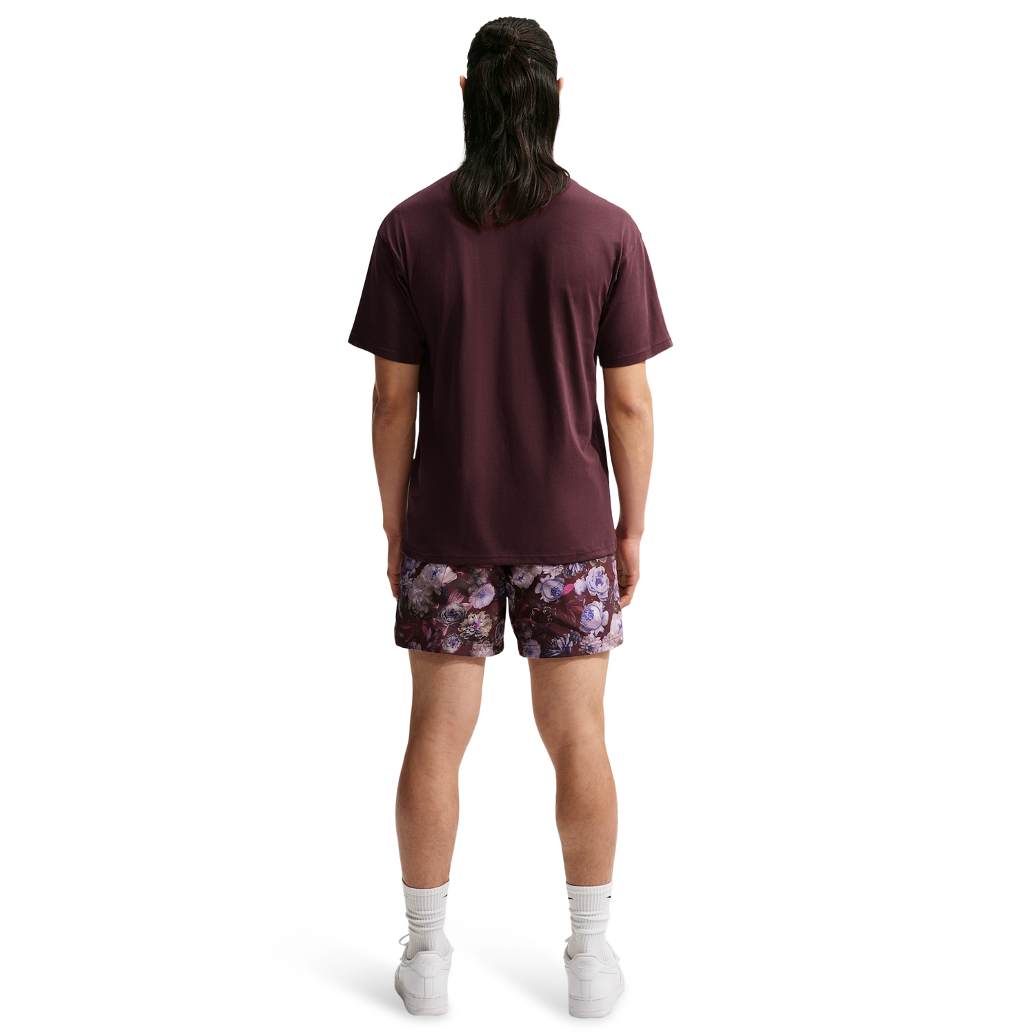 Nike Rose Dri-FIT SI PRC Woven 5 Inch Shorts - Men's - Burgundy Crush/Pale Ivory