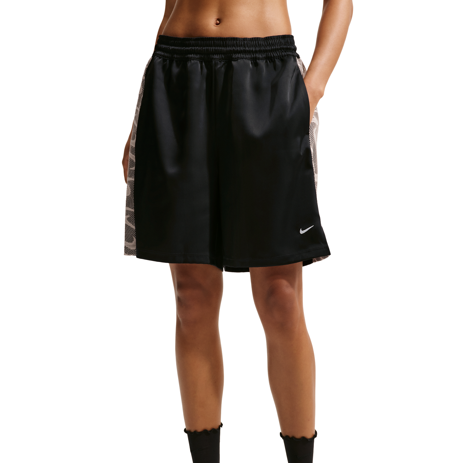 Nike Chill Woven Lace Short - Women's - White/Cream Ii/Black
