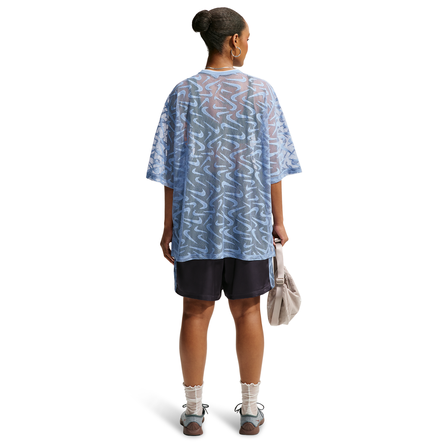 Nike Chill Woven Lace Jersey - Women's - White/Work Blue/Gridiron