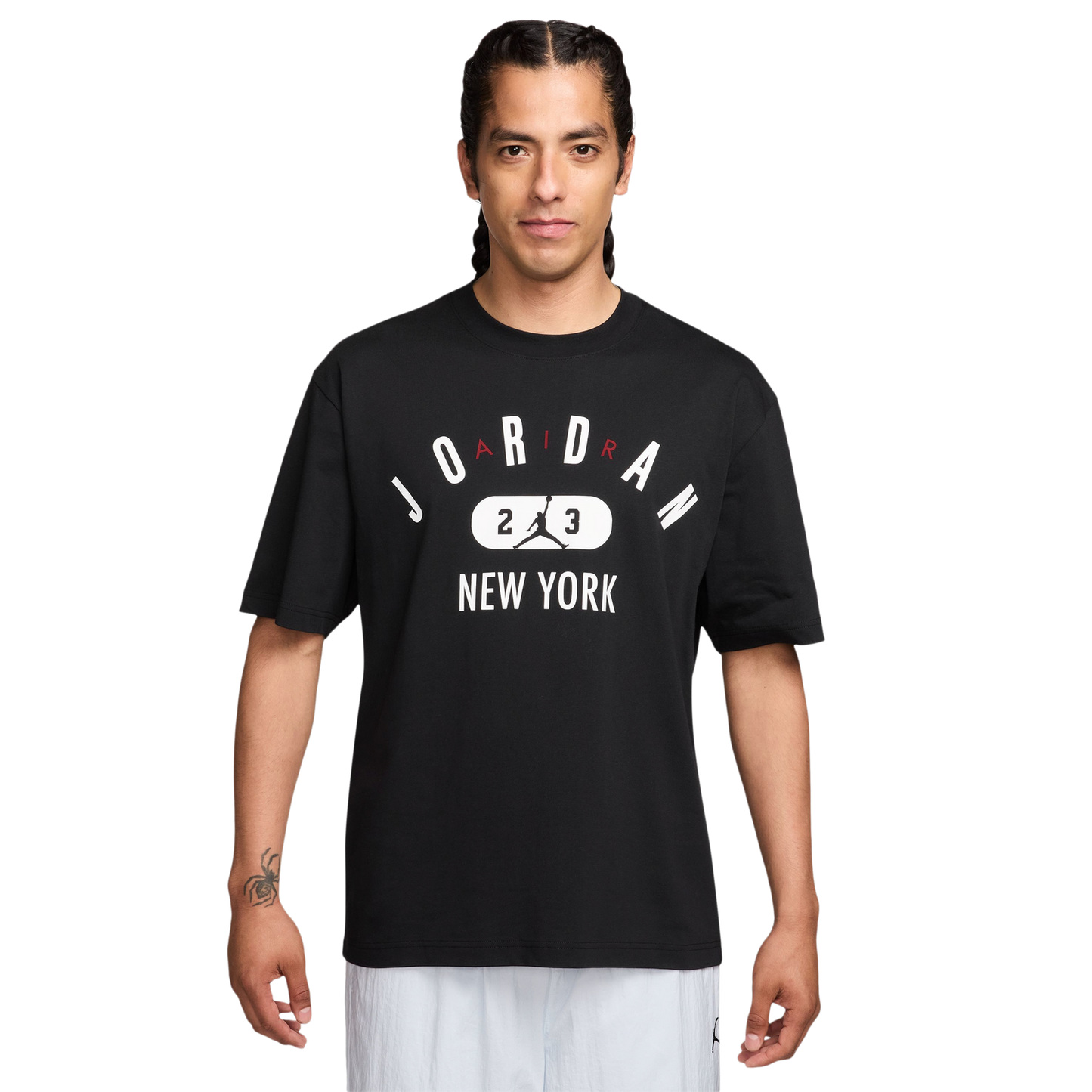 Jordan New York City Short Sleeve Crew - Men's - Black/White