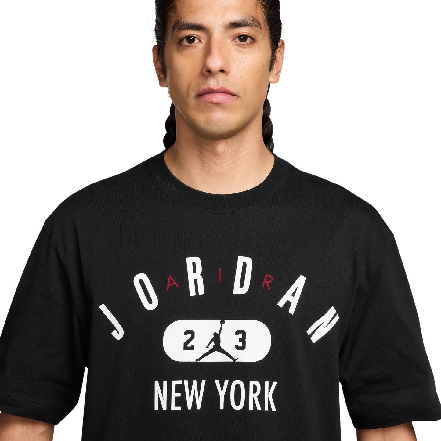 Jordan New York City Short Sleeve Crew - Men's - Black/White