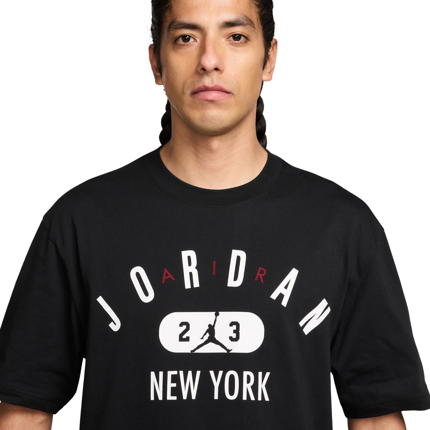 Jordan New York City Short Sleeve Crew - Men's - Black/White