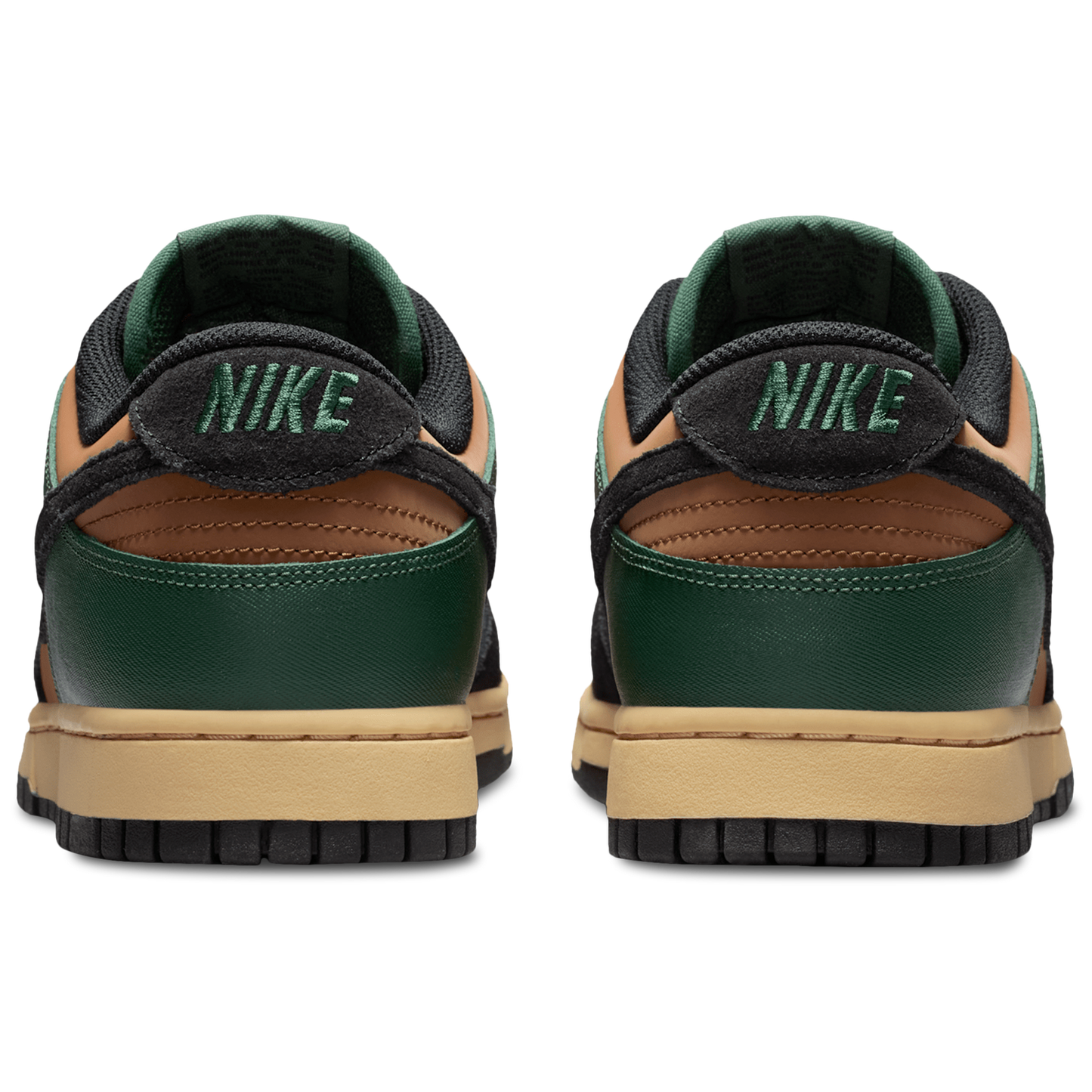 Nike Dunk Low Retro - Men's - Black/Fir/Light British Tan
