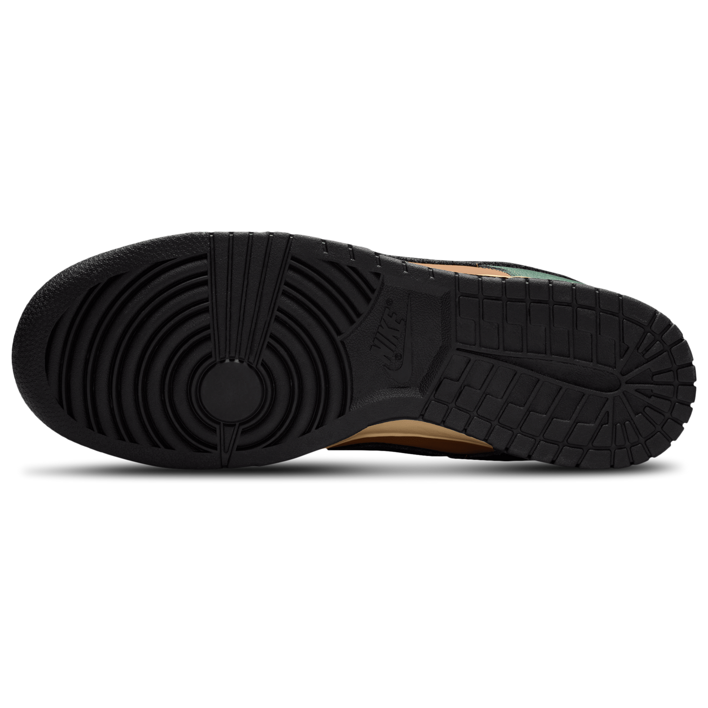 Nike Dunk Low Retro - Men's - Black/Fir/Light British Tan