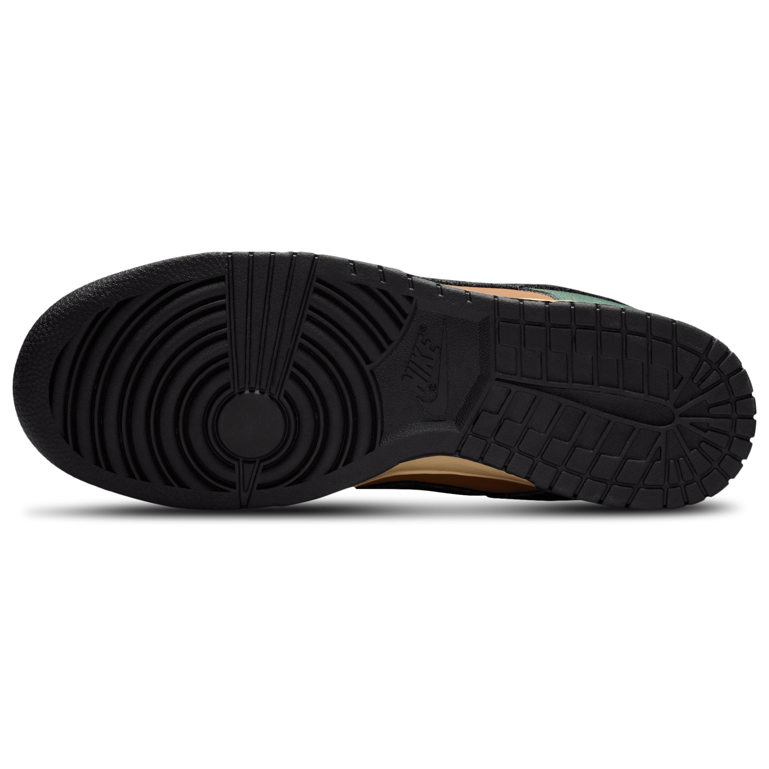 Nike Dunk Low Retro - Men's - Black/Fir/Light British Tan
