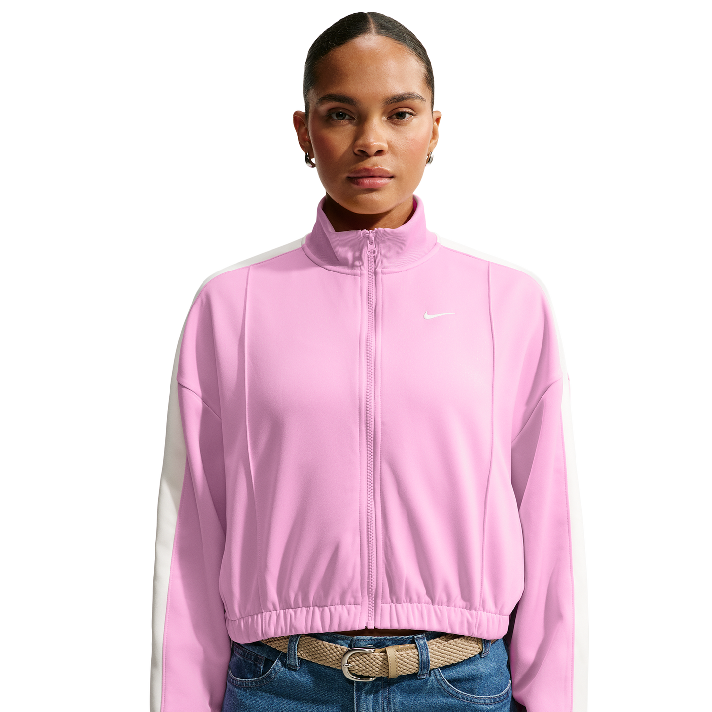 Nike NSW Track Jacket - Women's - Sail/Sail/Pink Rise