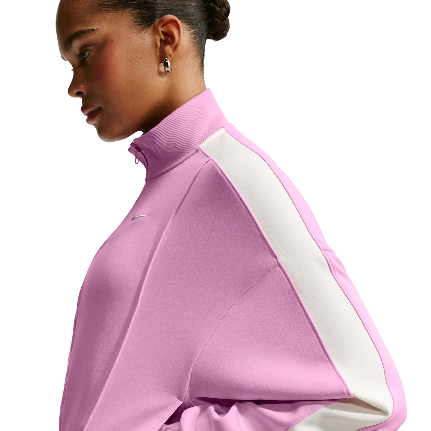 Nike NSW Track Jacket - Women's - Sail/Sail/Pink Rise