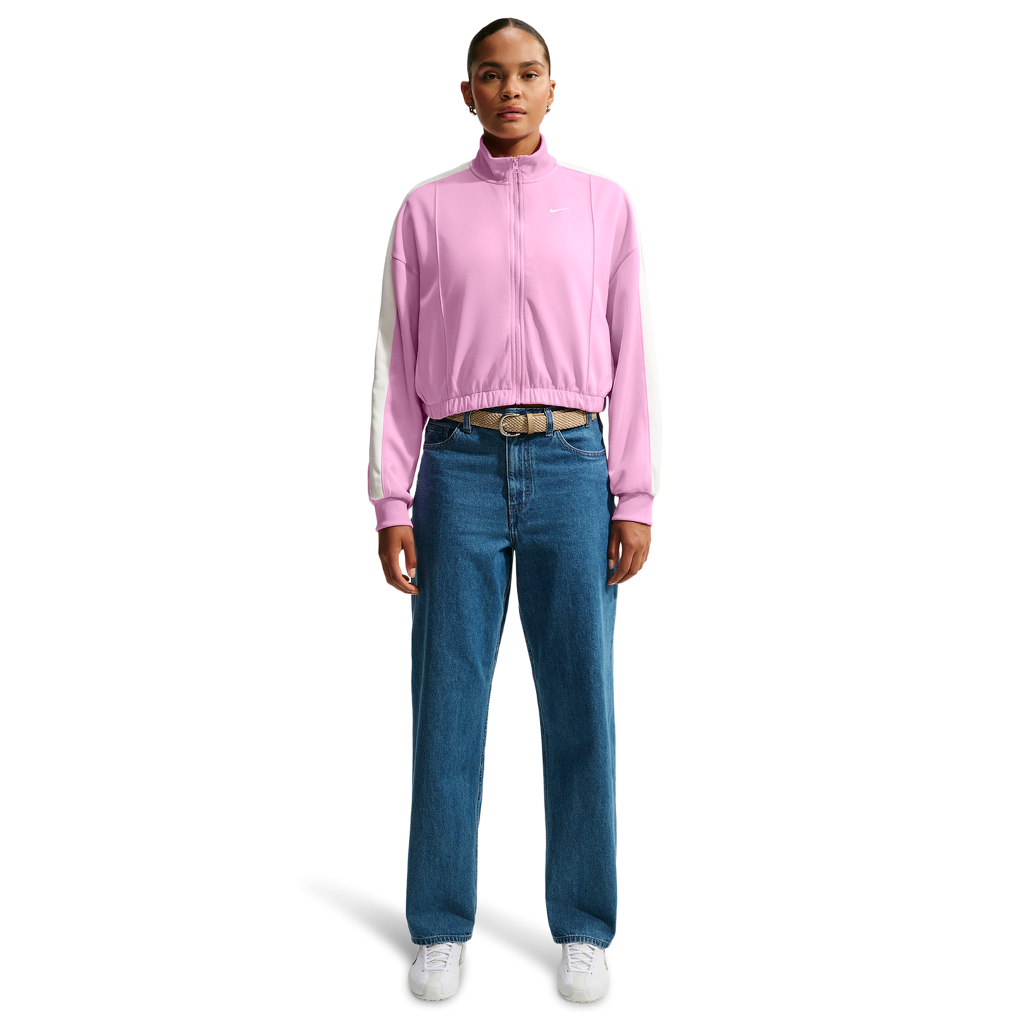 Nike NSW Track Jacket - Women's - Sail/Sail/Pink Rise