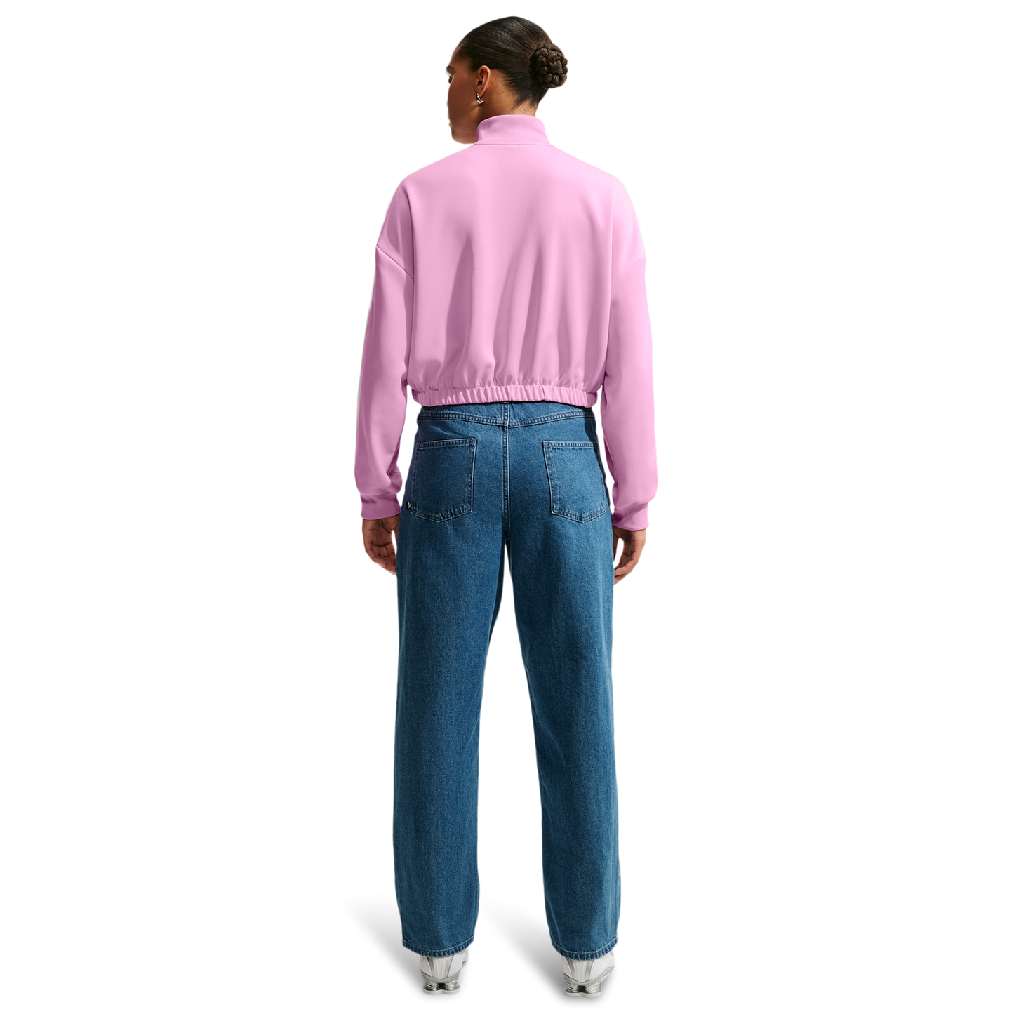 Nike NSW Track Jacket - Women's - Sail/Sail/Pink Rise