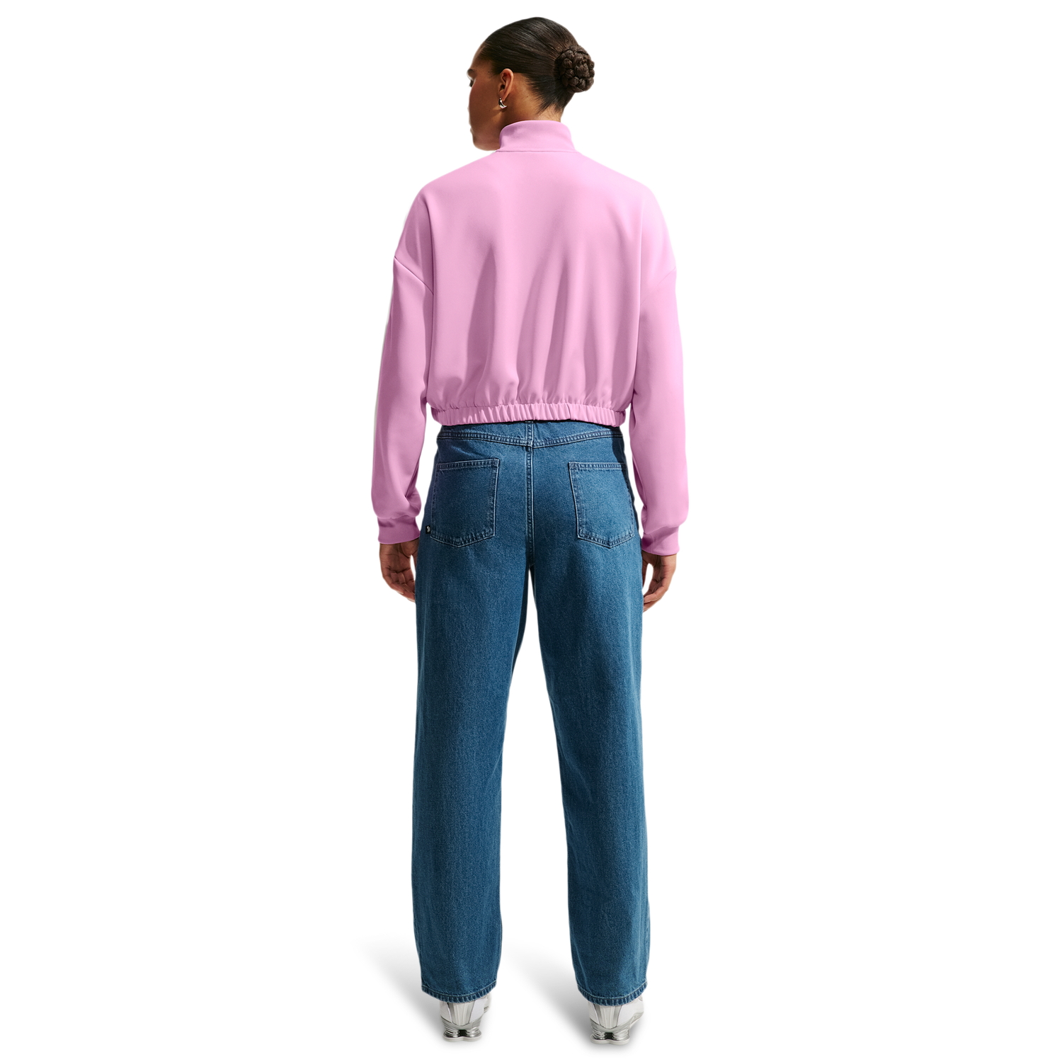 Nike NSW Track Jacket - Women's - Sail/Sail/Pink Rise
