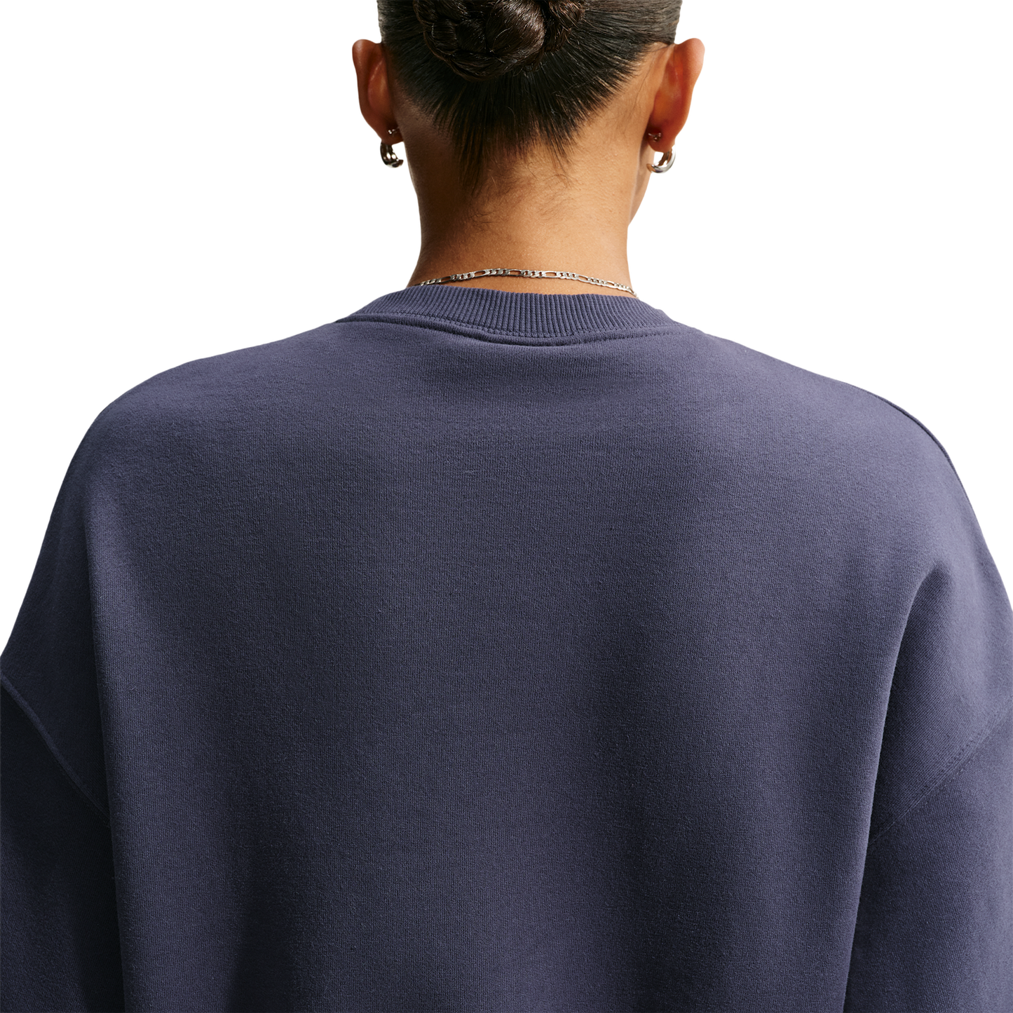 Nike Studio Fleece Mid-OS Crop Crew - Women's - Gridiron/Sail